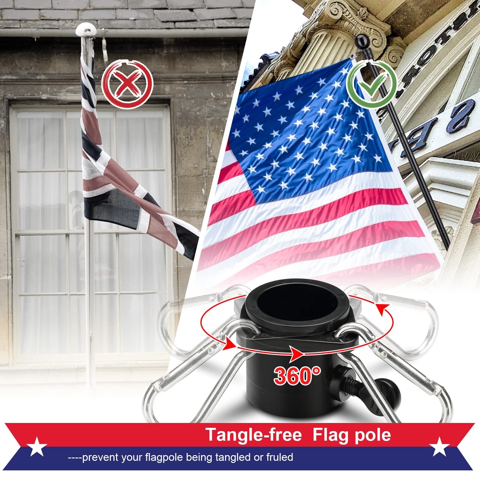 ITOPFOX LIT0519I052 Flag-Pole-Accessories - View #4