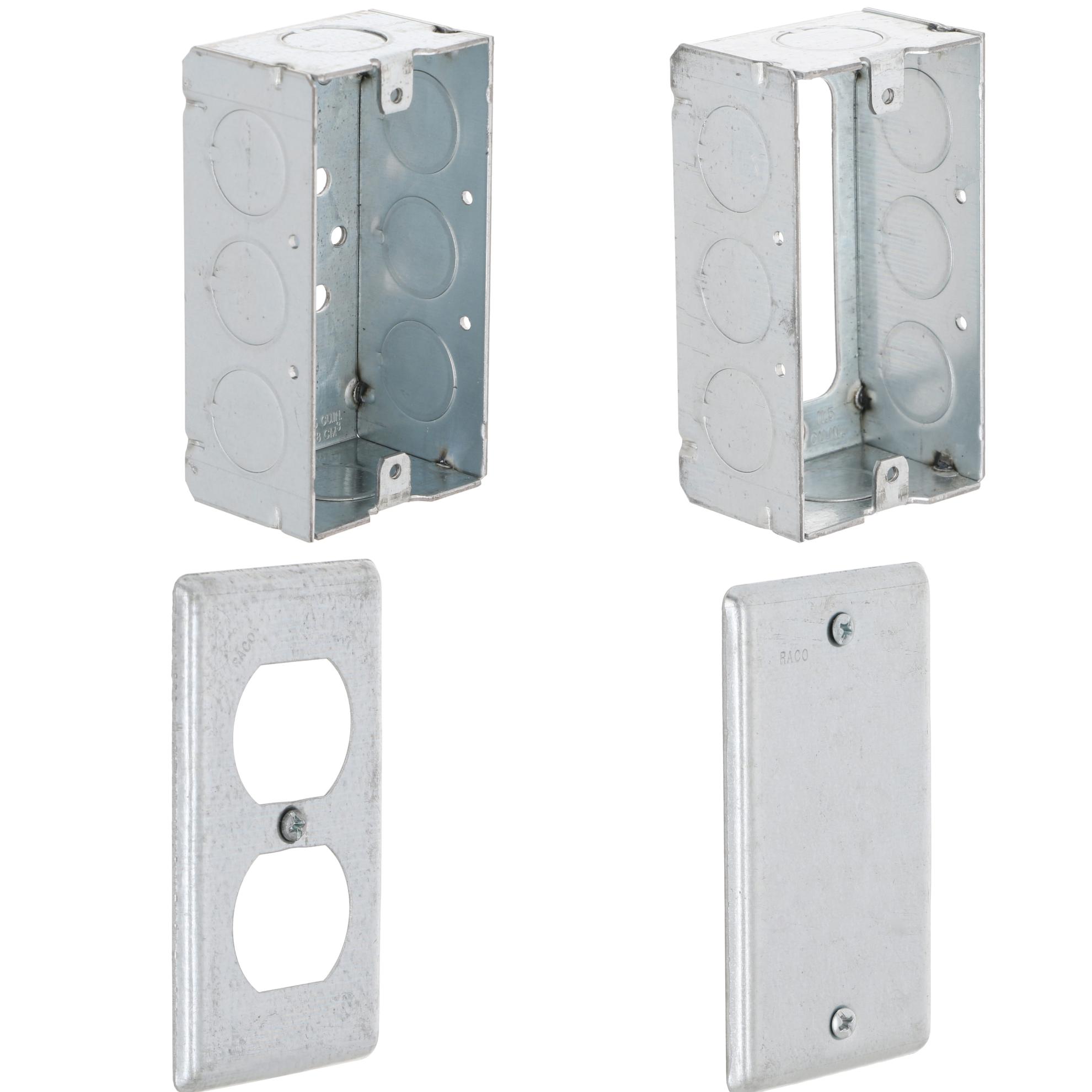 Hubbell   RACO 8650 Welded Handy Box, Extension, and Cover