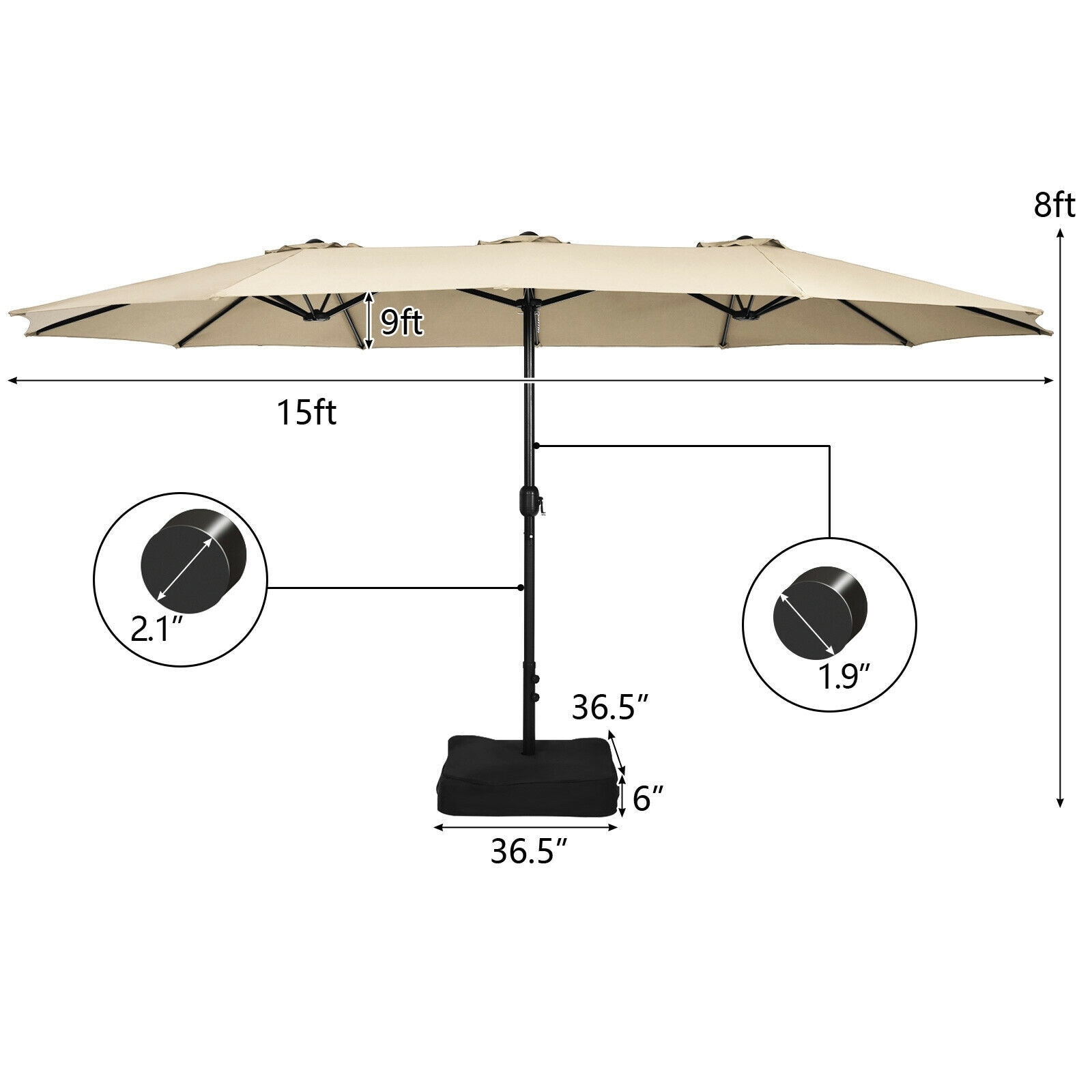 Iseryn GS209MS10 Umbrellas-2 - View #4