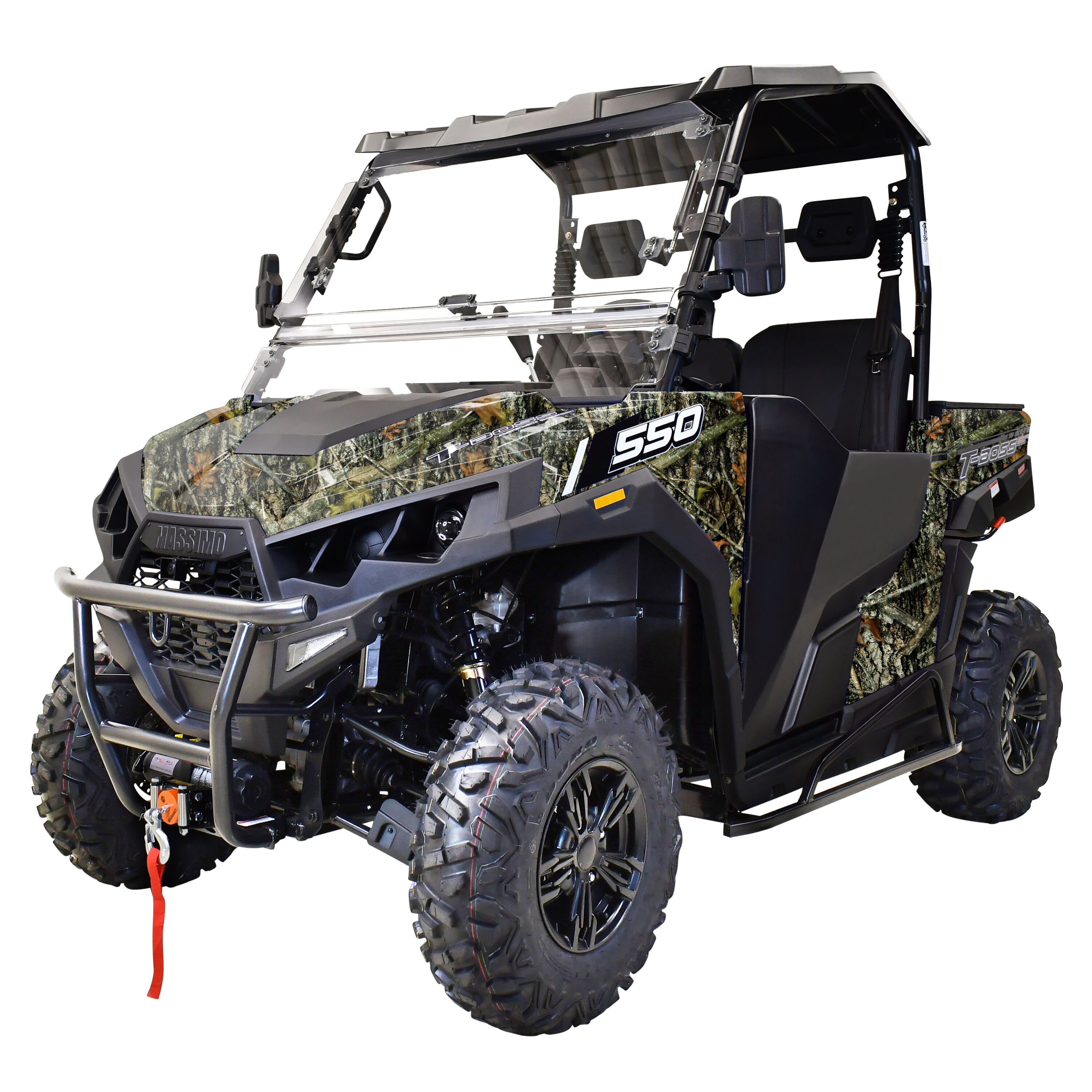 Massimo 33 HP Gas UTV with Tilting Cargo Bed and Windshield - Max