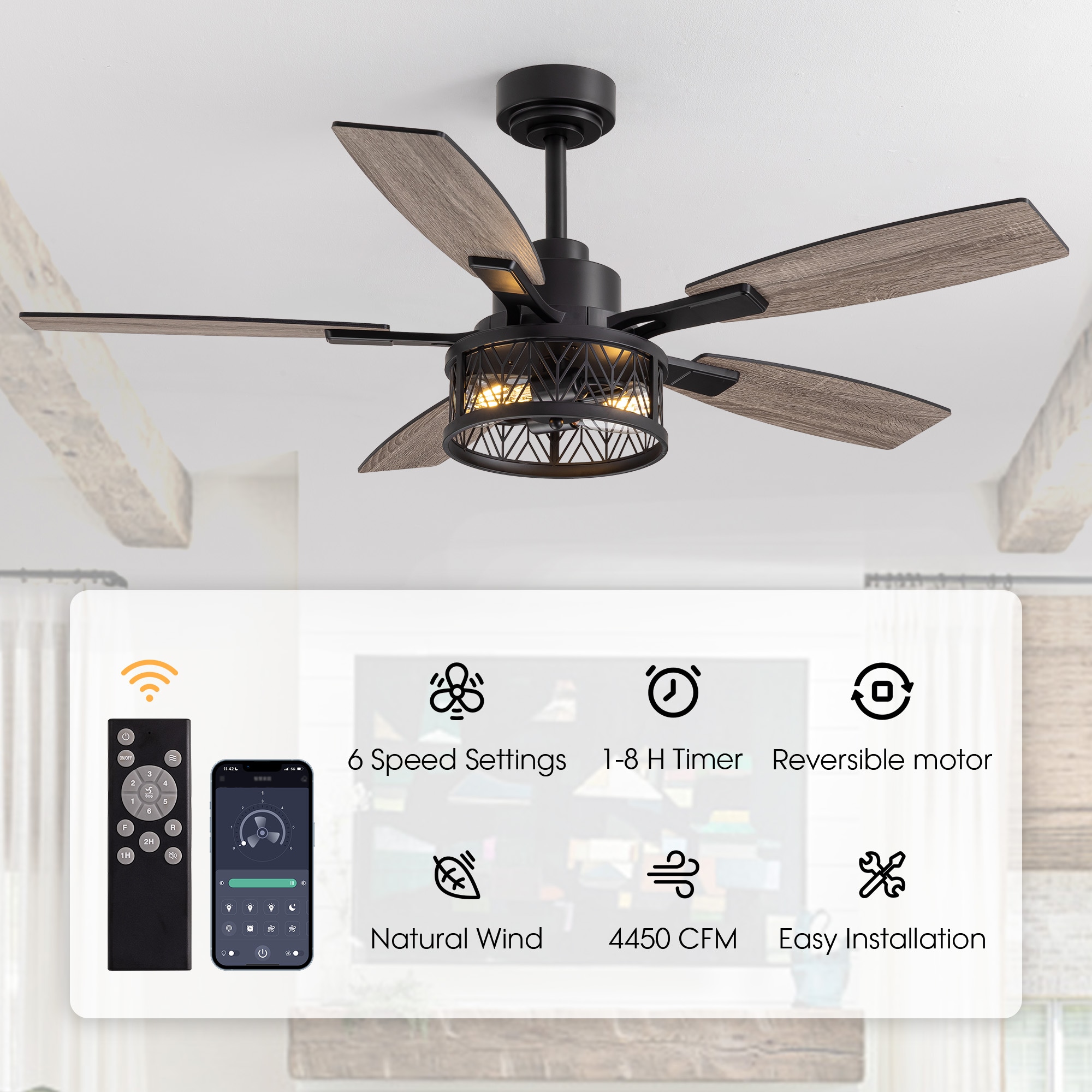 Antoine BLW014 Ceiling-Fans - View #4