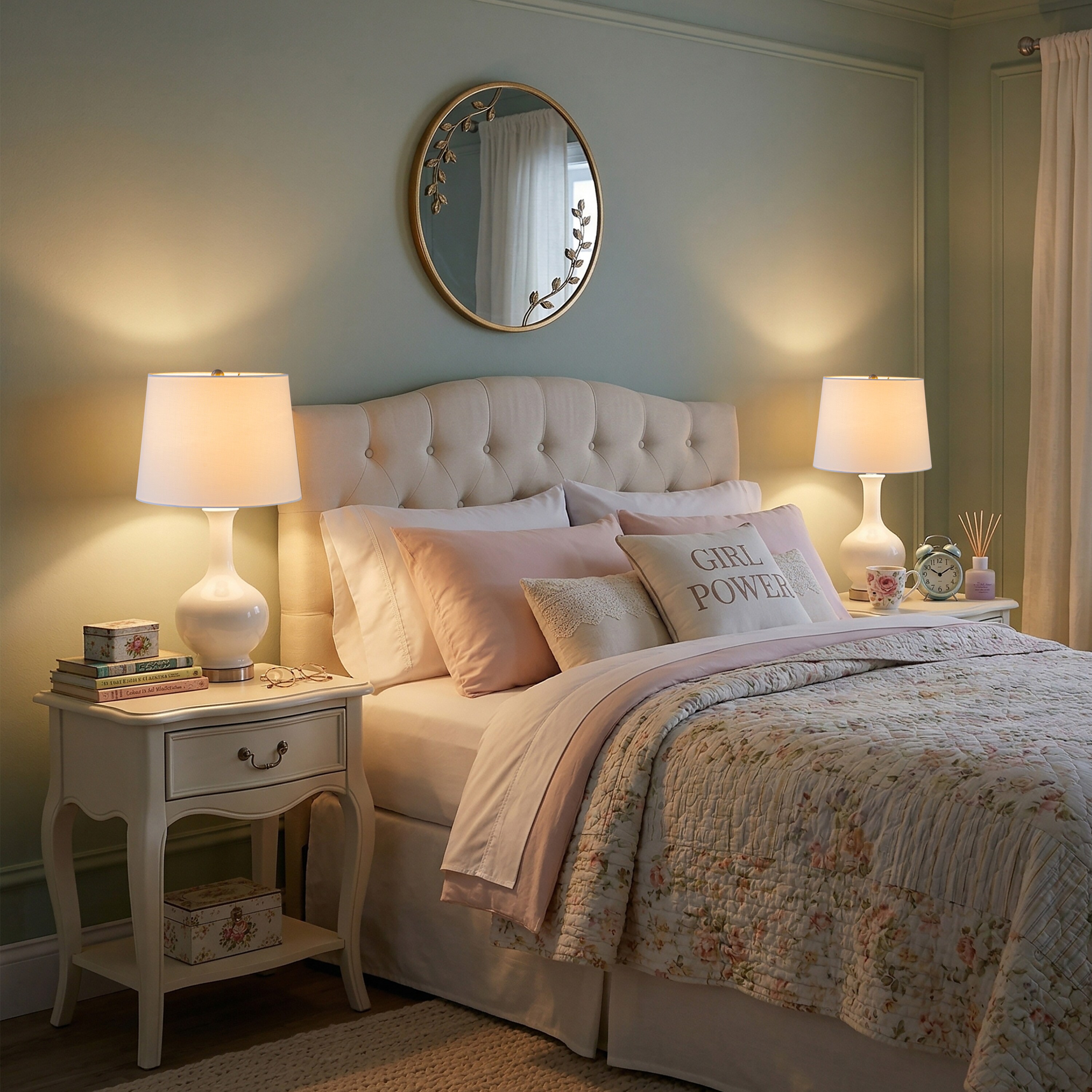 C Cattleya LCA2675-TWH Table-Lamps - View #7