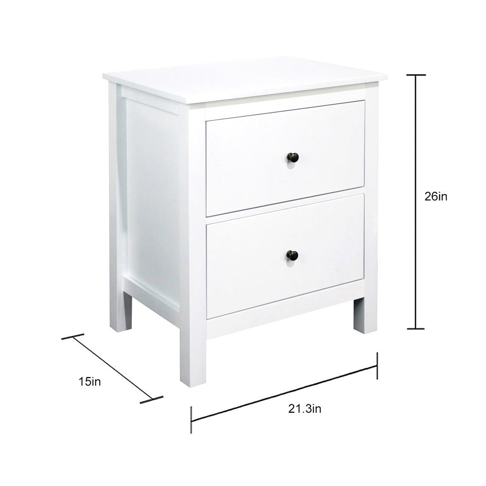 Highmore White Pine Nightstand at Lowes.com