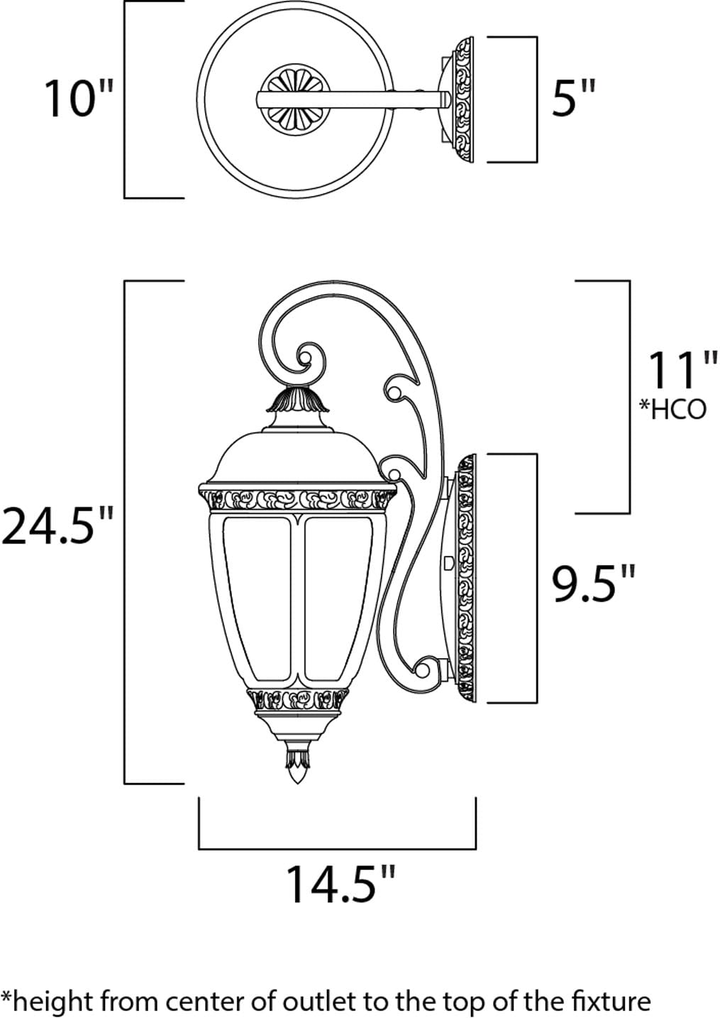 Maxim Lighting 3465CDSE Outdoor-Wall-Lighting - View #2