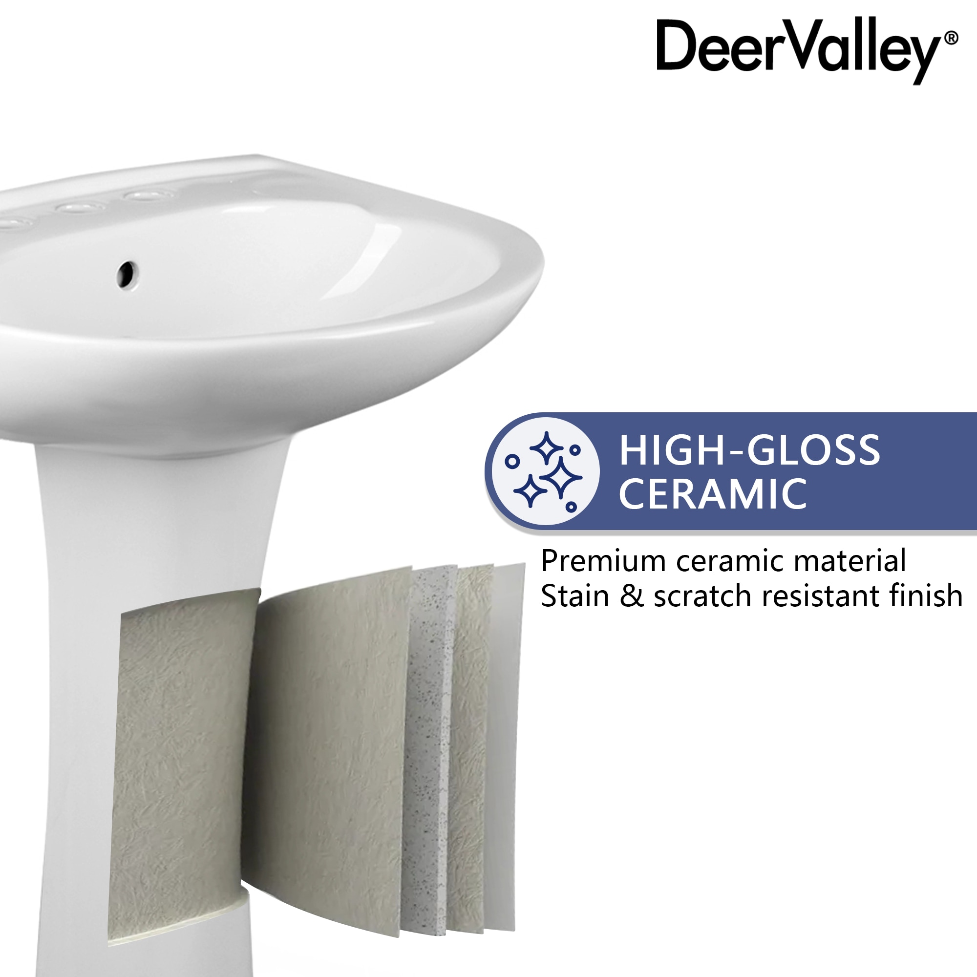 DeerValley DV-1P52503 Complete-Pedestal-Lavatories - View #6