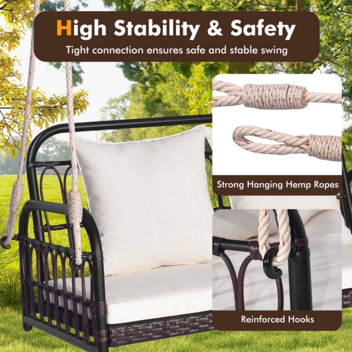 CESICIA YXW-23A Replace-Porch-Swing-Glider-Tops - View #8