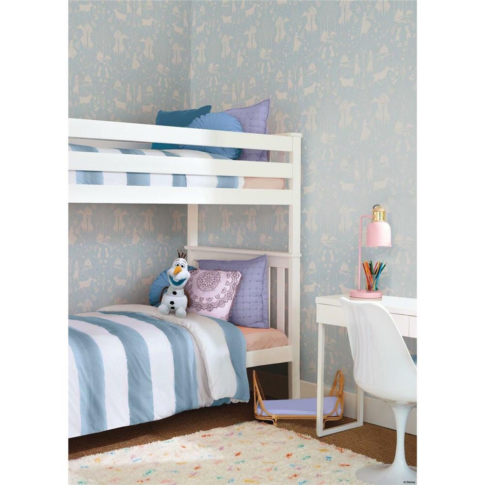 York Wallcoverings DI1014 Disney Kids Vol. 4 56-sq ft Green/Glitter Non-woven Scenic Unpasted Wallpaper