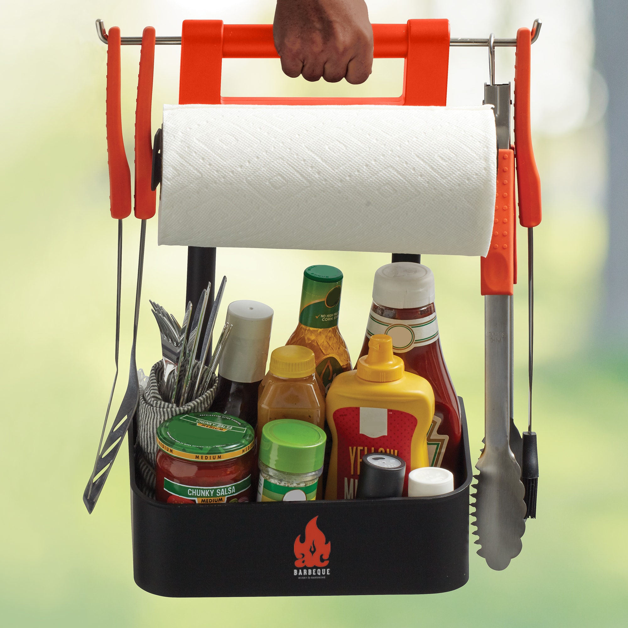 AC Barbeque Plastic Grill Caddy