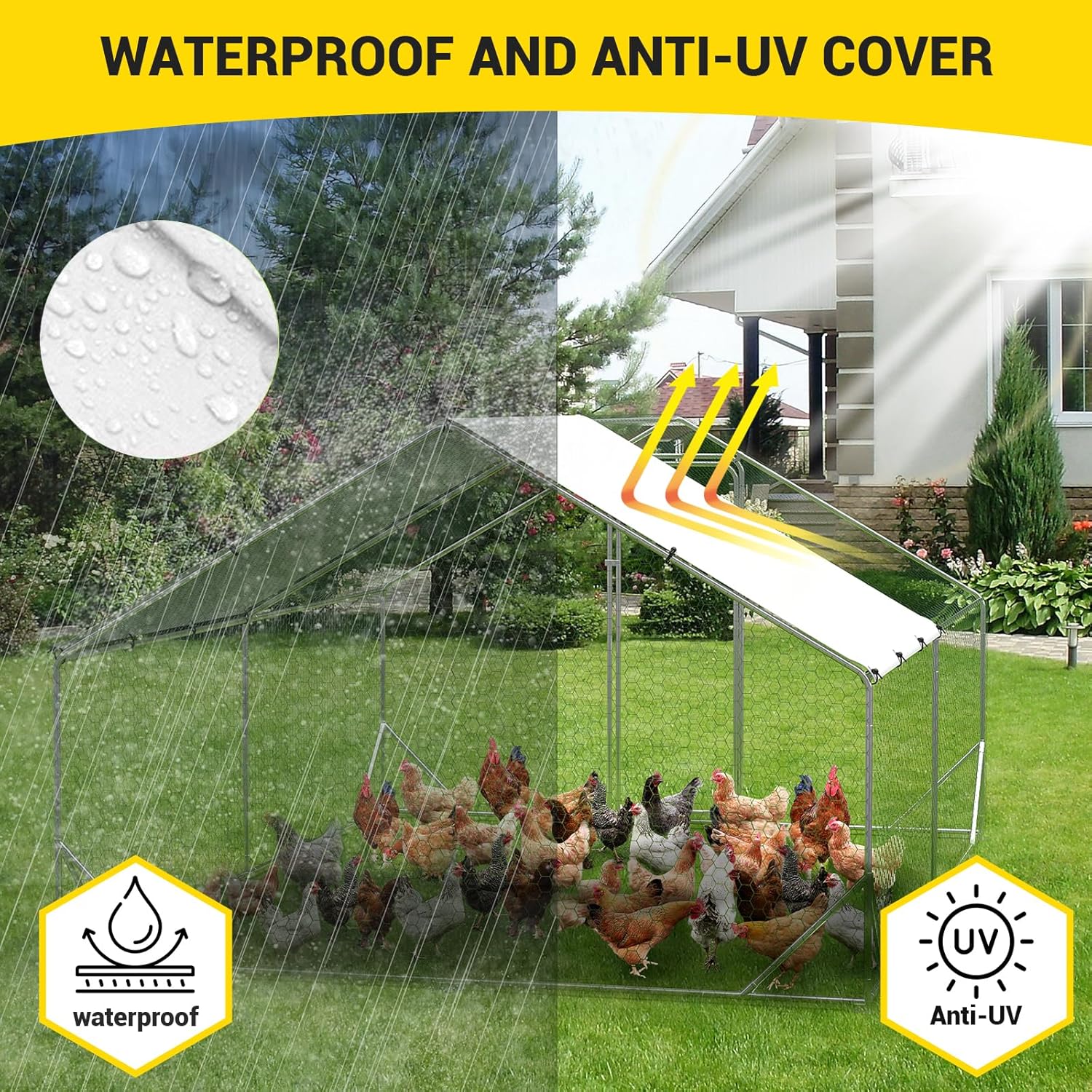 Qeetex WLS-PHO-33LA6WRA Chicken-Coops-Rabbit-Hutches - View #8