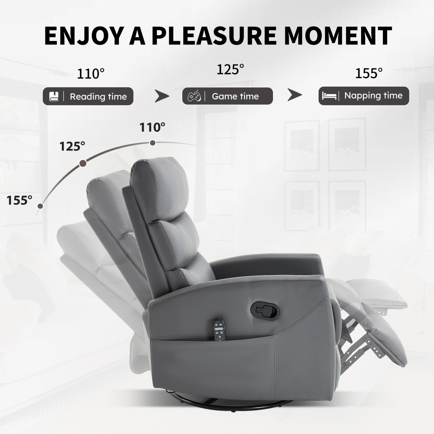 Streamdale Furniture W3224P322245 recliners - View #7