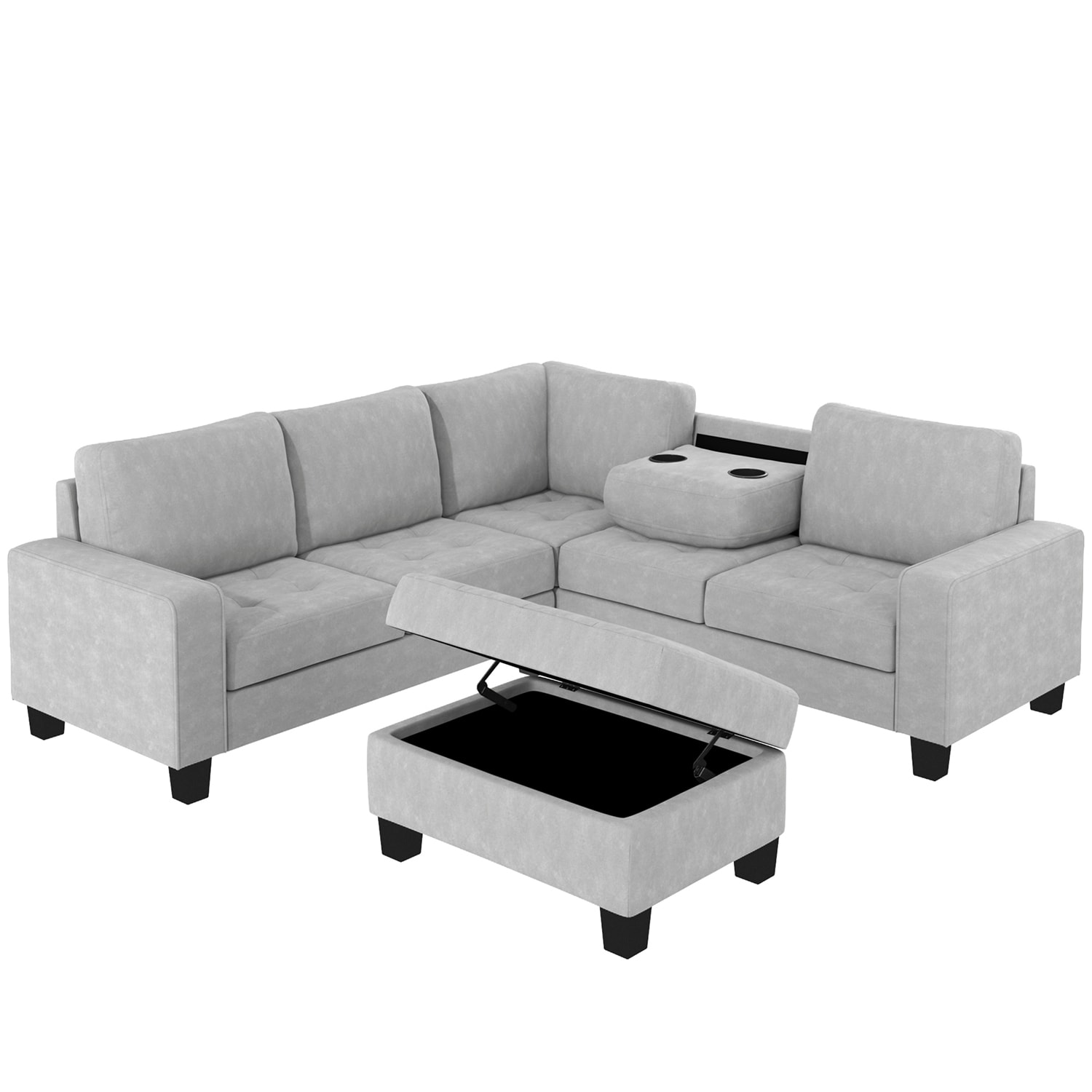 SINOFURN SYA370099GY Sofas-Loveseats - View #17