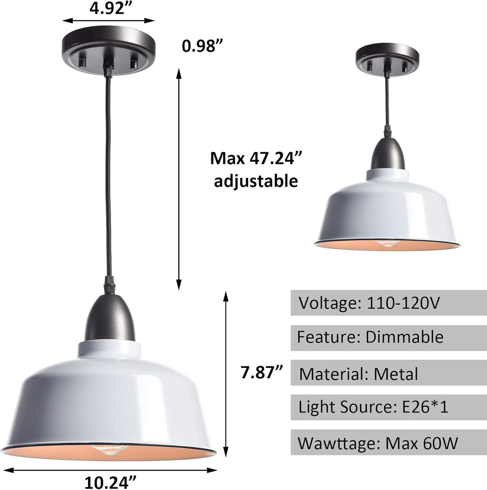 Claxy TJ-T5214DU-WW Pendant-Lights - View #7
