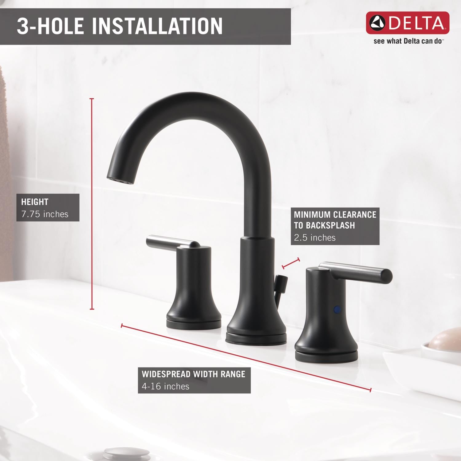 Delta 3559-BLMPU-DST Lavatory-Faucets - View #4