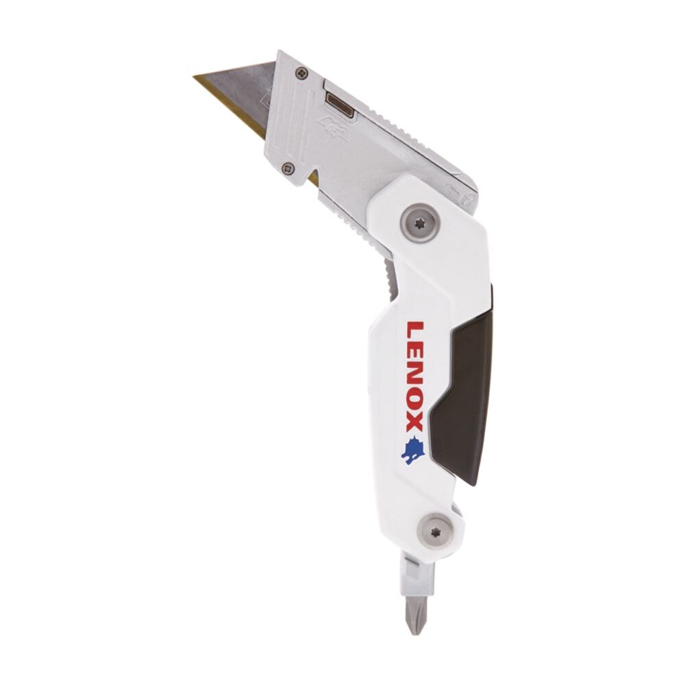 LENOX 3/4-in 3-Blade Folding Utility Knife with On Tool Blade