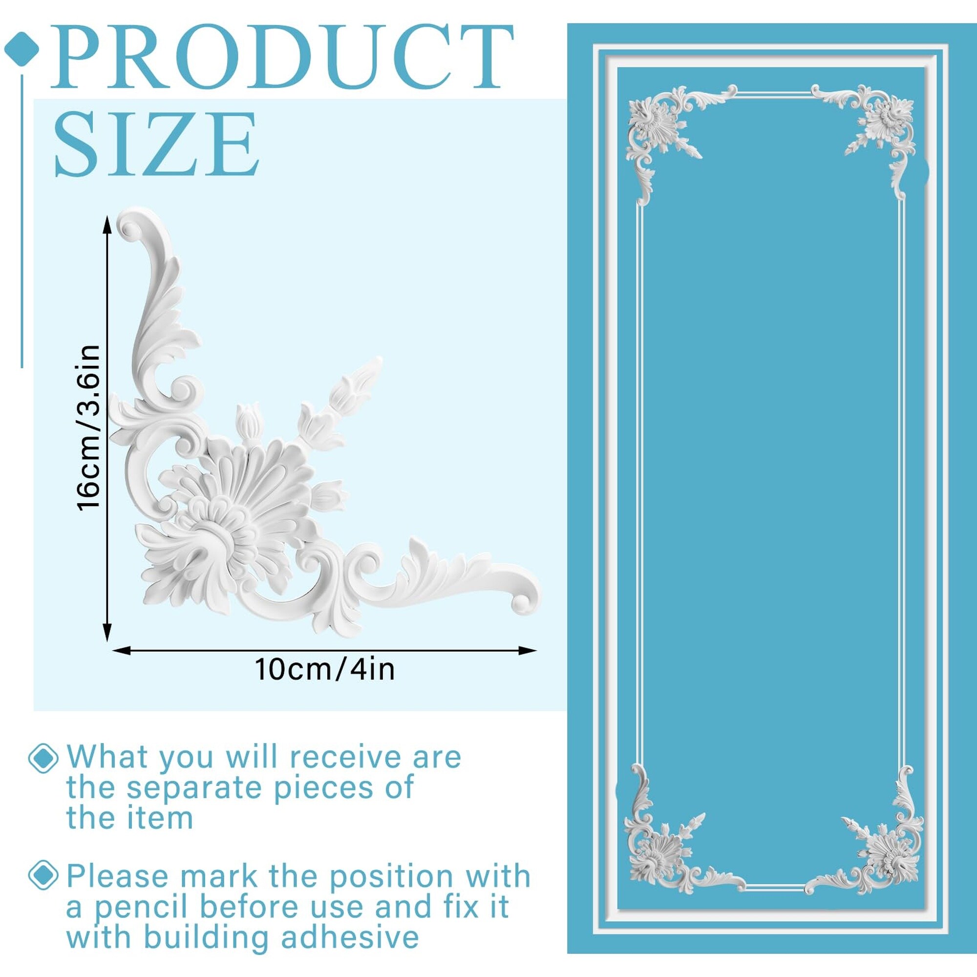 Numhew NHWILL12381 Wall-Panel-Moulding - View #3