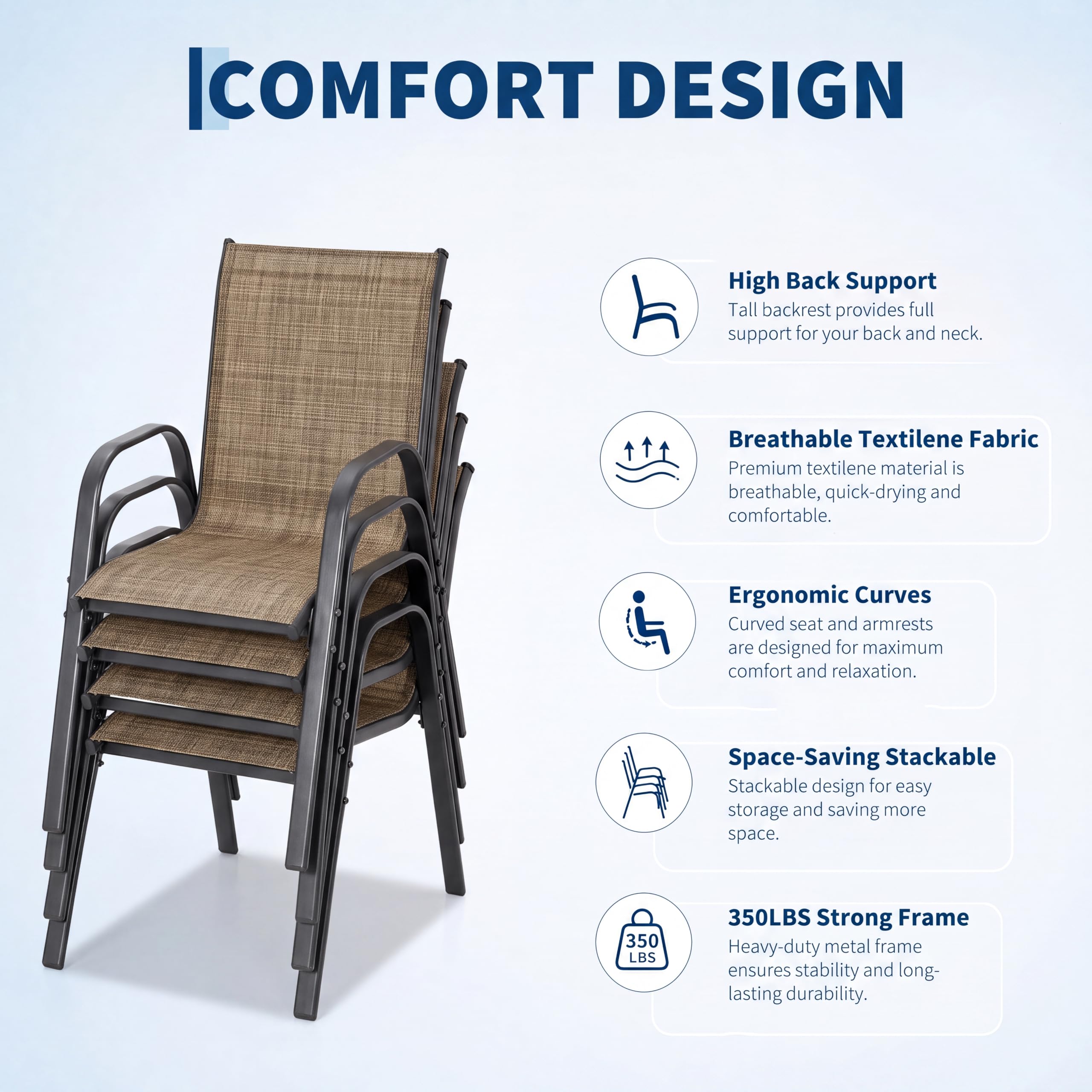 GarveeLife CLJIBTB6RPSS1ATT Patio-Chairs - View #4