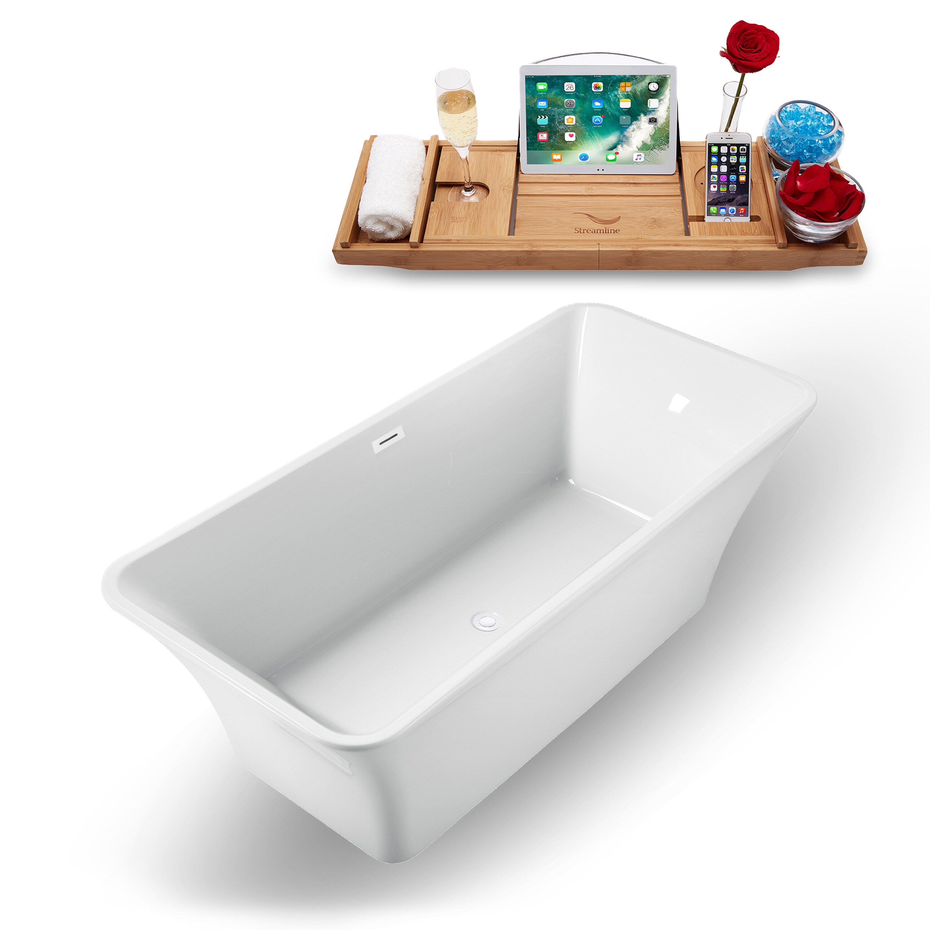 Streamline N1000WH bathtubs - View #2