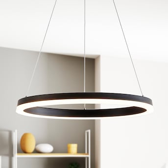 JONATHAN Y Baxter Industrial Modern/Contemporary Tiered LED Light in the Pendant Lighting department at Lowes.com