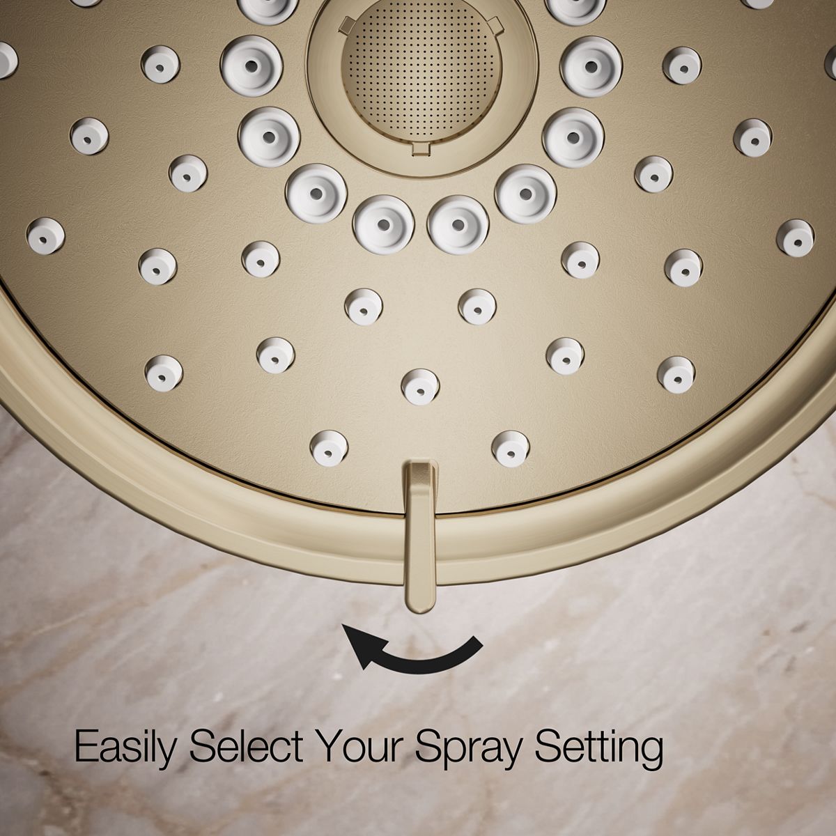 KOHLER K-22170-G-BV Fixed-Showerhead - View #6