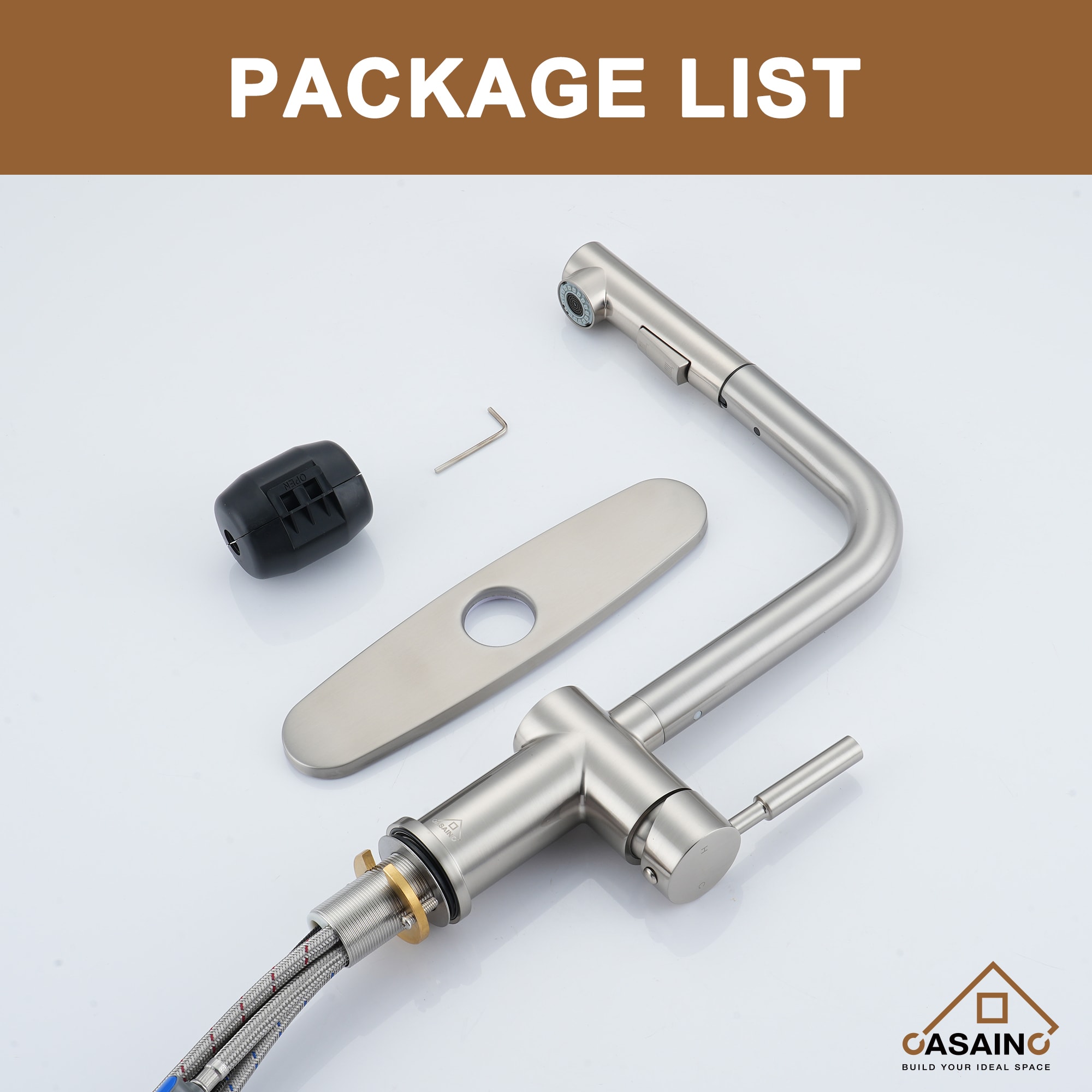 CASAINC CA-D4176-BN Kitchen-Faucets - View #8