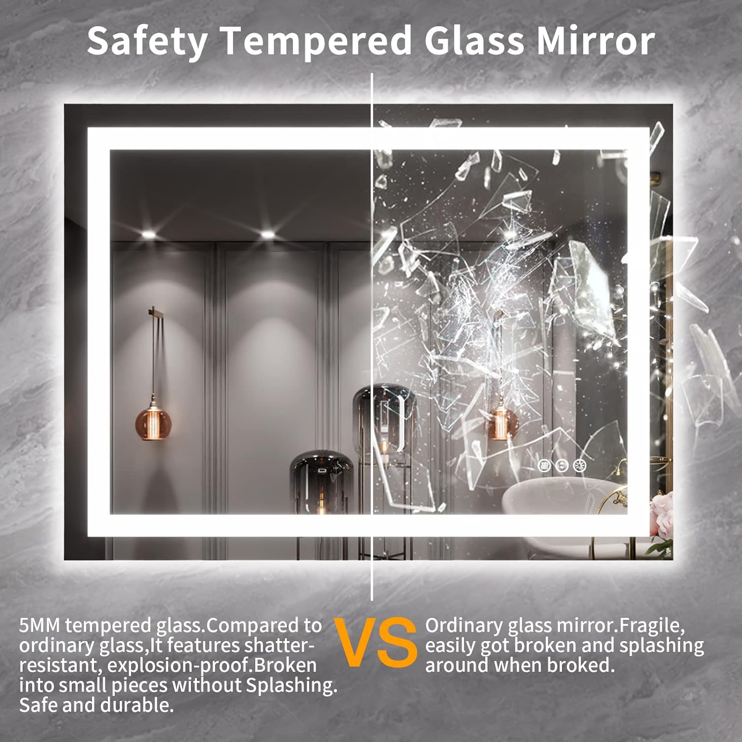 Boyel Living BL-W3377-09998 Makeup-Mirrors - View #3