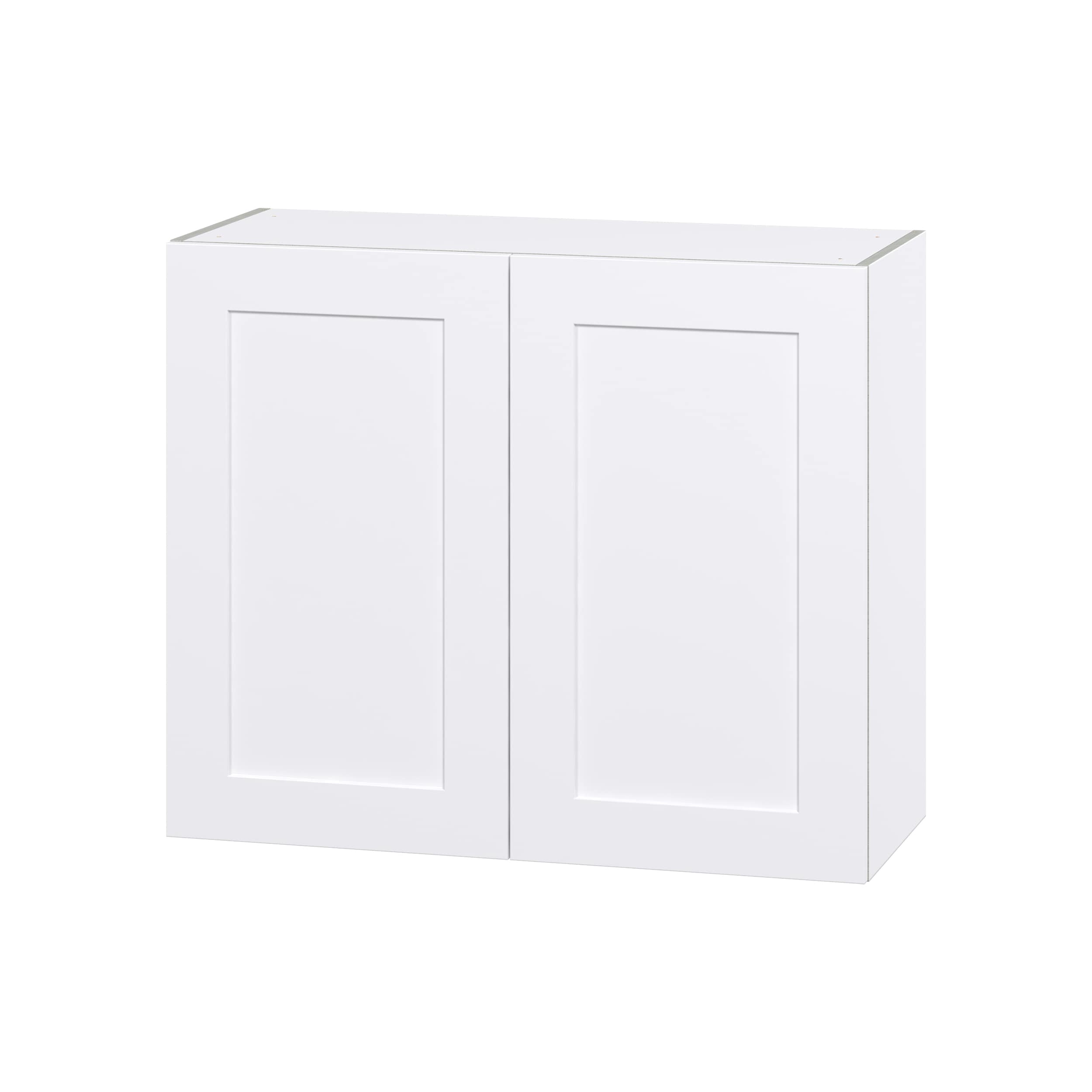 Hugo&Borg DSW3630-JO Jolie 36-in W x 30-in H x 14-in D Warm White Wall Fully assembled Cabinet (Flat Panel Shaker)