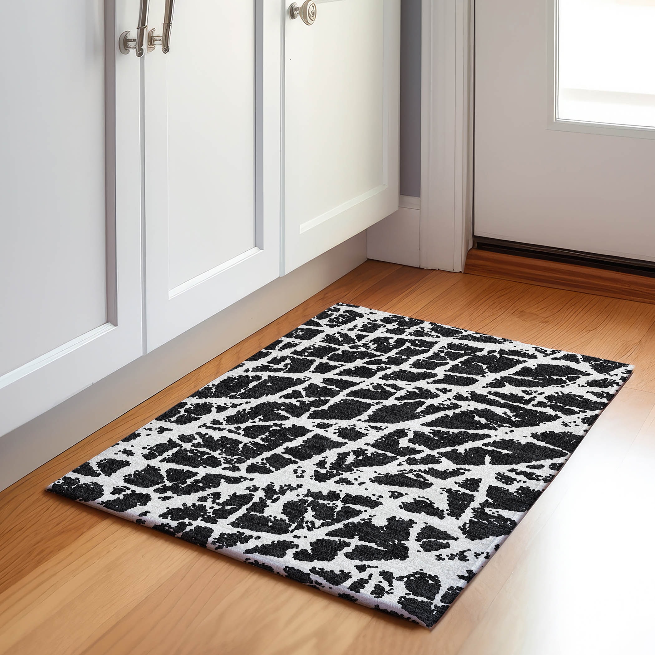Addison Rugs AMF507OR8X10 Mayfield AMF507OR 8 x 10 (ft) Loomed Polyester Orange Rectangular Indoor Abstract Machine washable Area rug