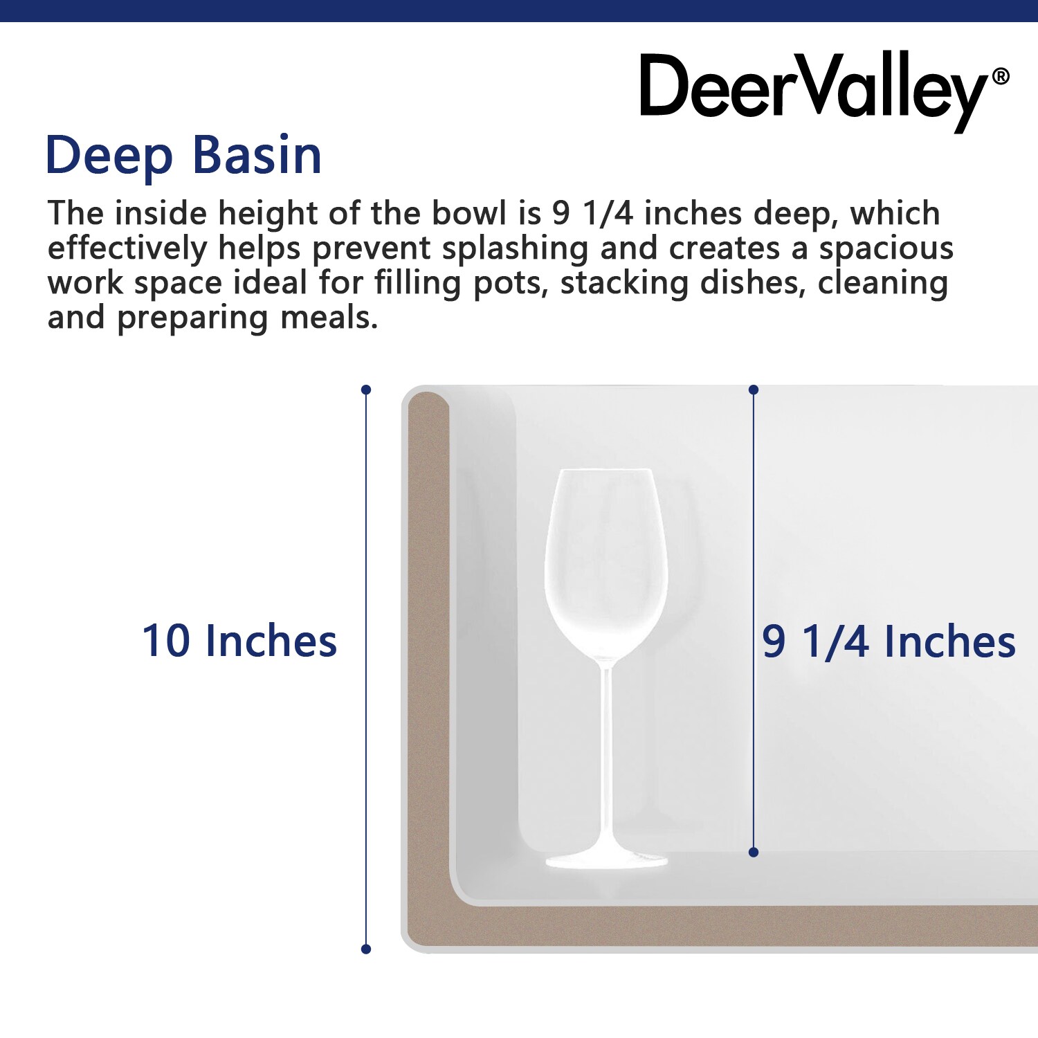 DeerValley DV-1K512 Kitchen-Sinks - View #10