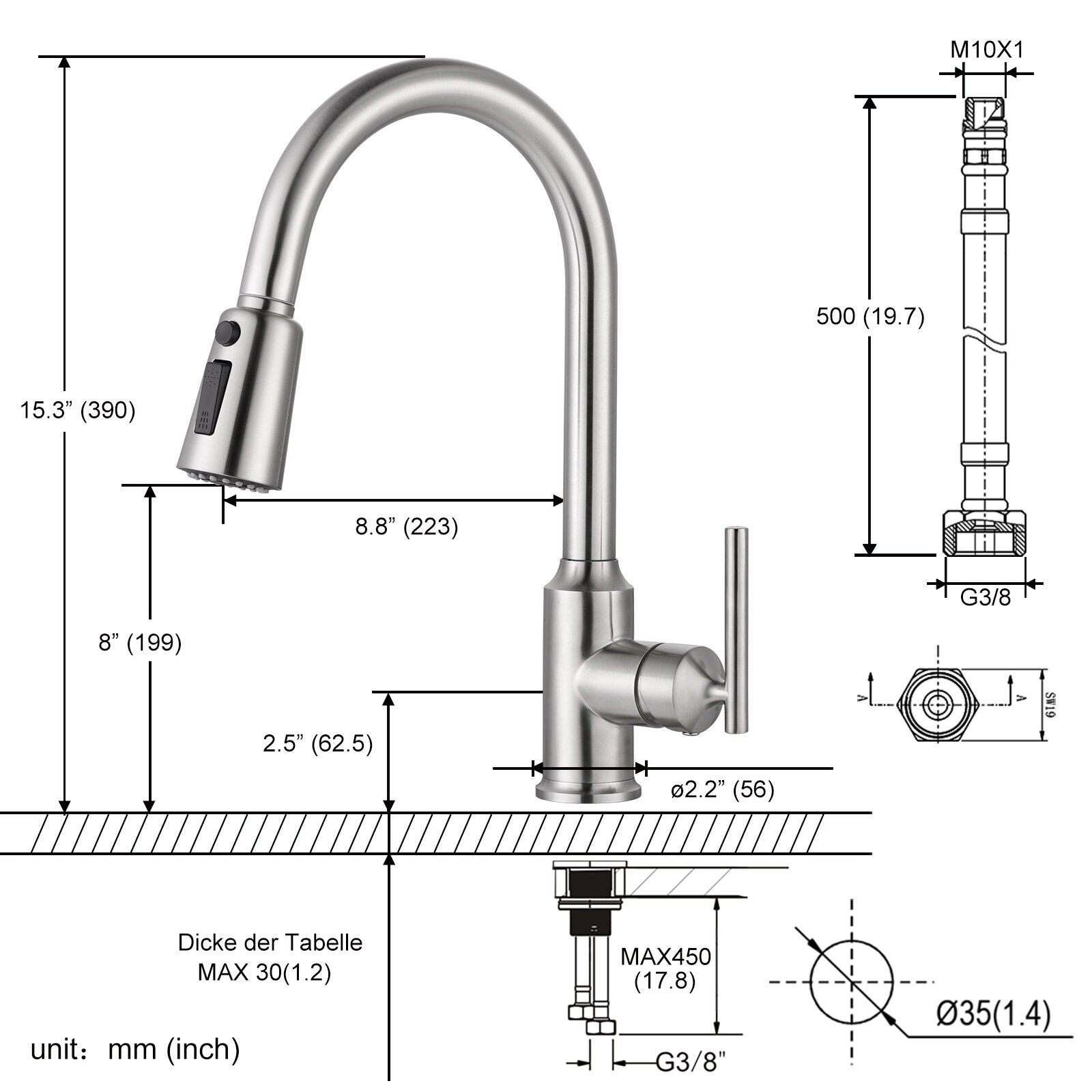 WOWOW 2312701-LW Kitchen-Faucets - View #6