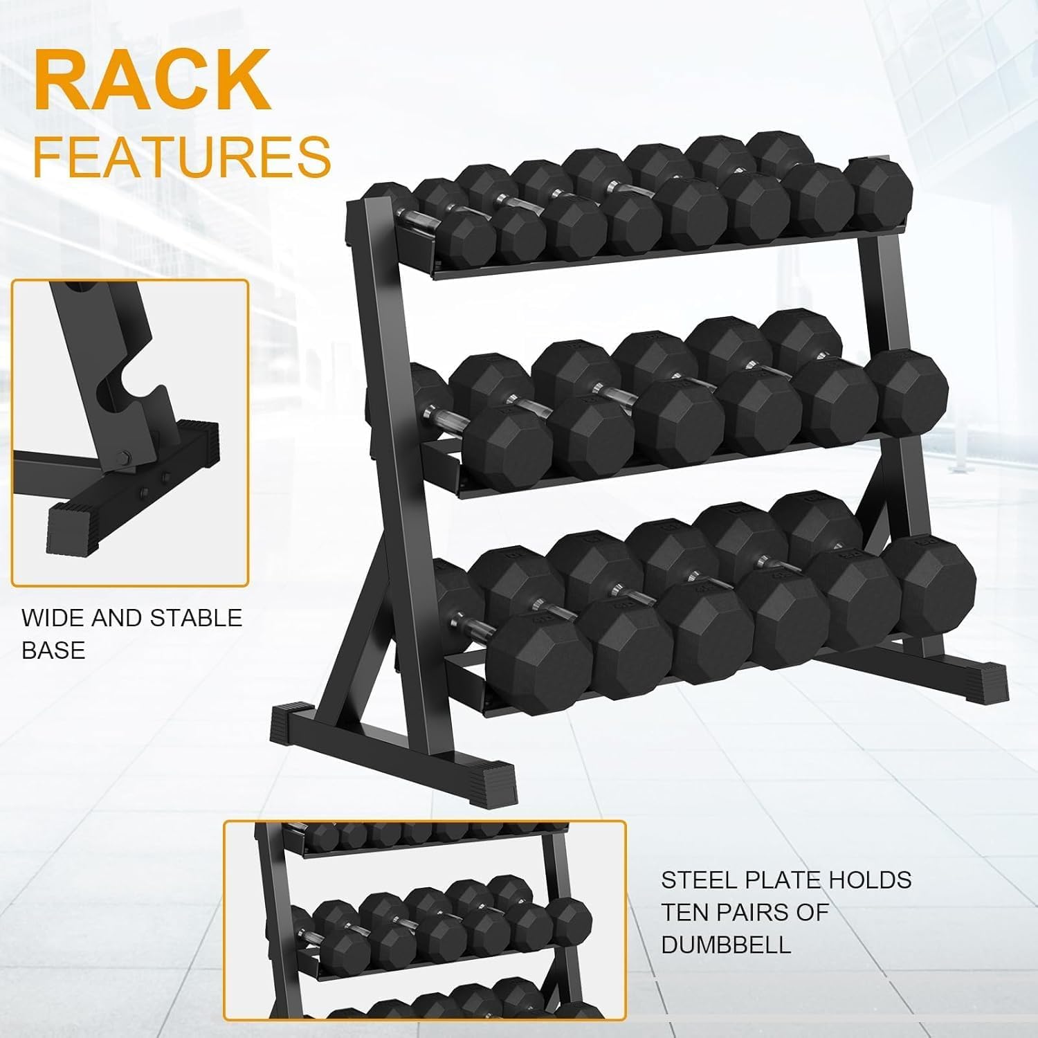GAOMON CES-PDOO3UBTNJQF-05F dumbbells - View #4