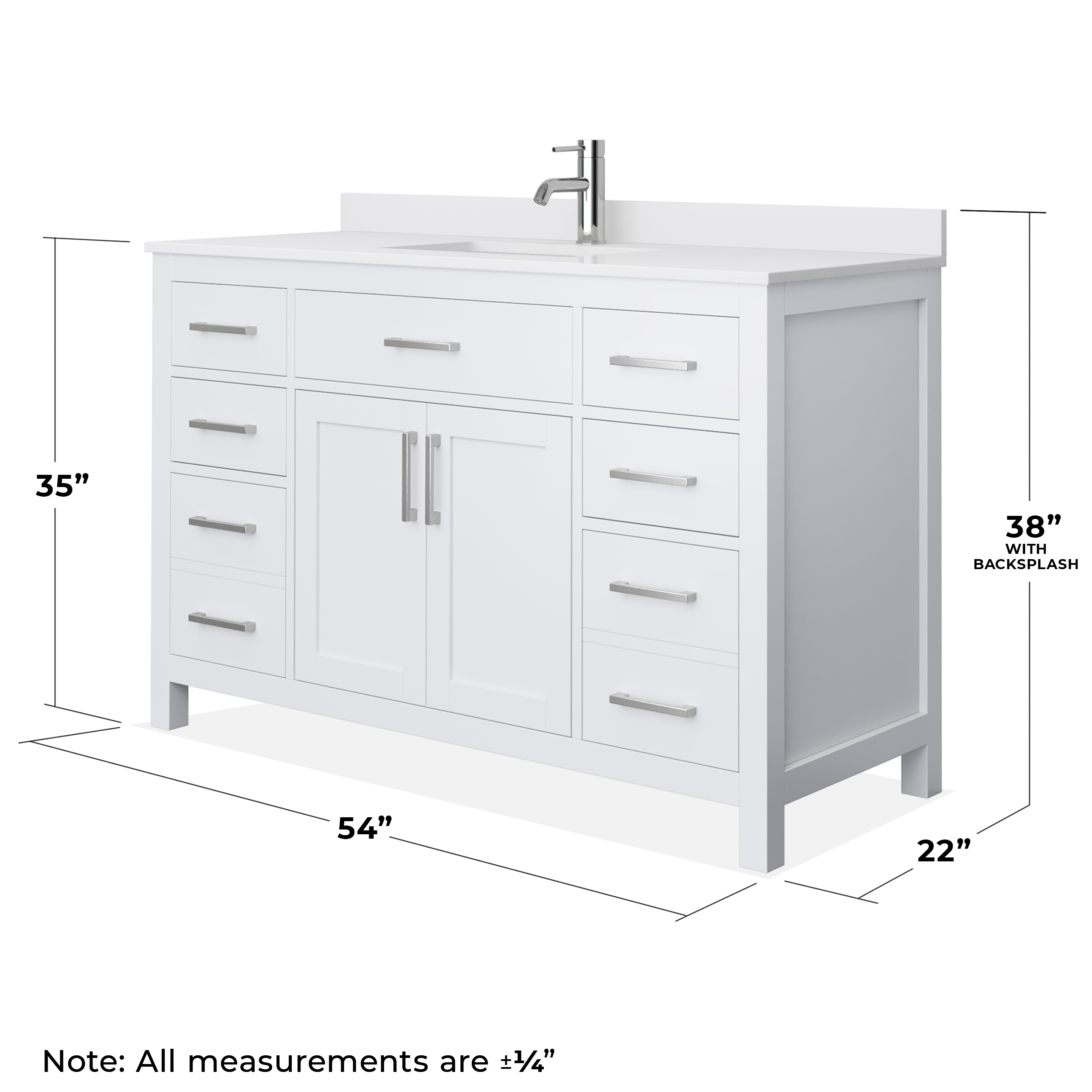 Wyndham Collection WCG242454SWHWCUNSMXX Bath-Vanity-Combo - View #5