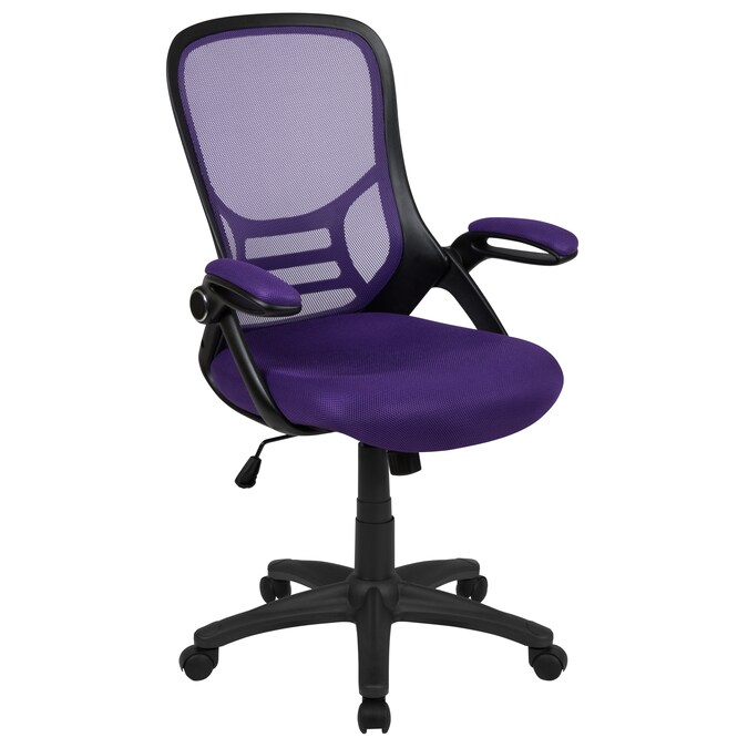 Desk Chair In The Office Chairs, Purple Office Chairs With Arms