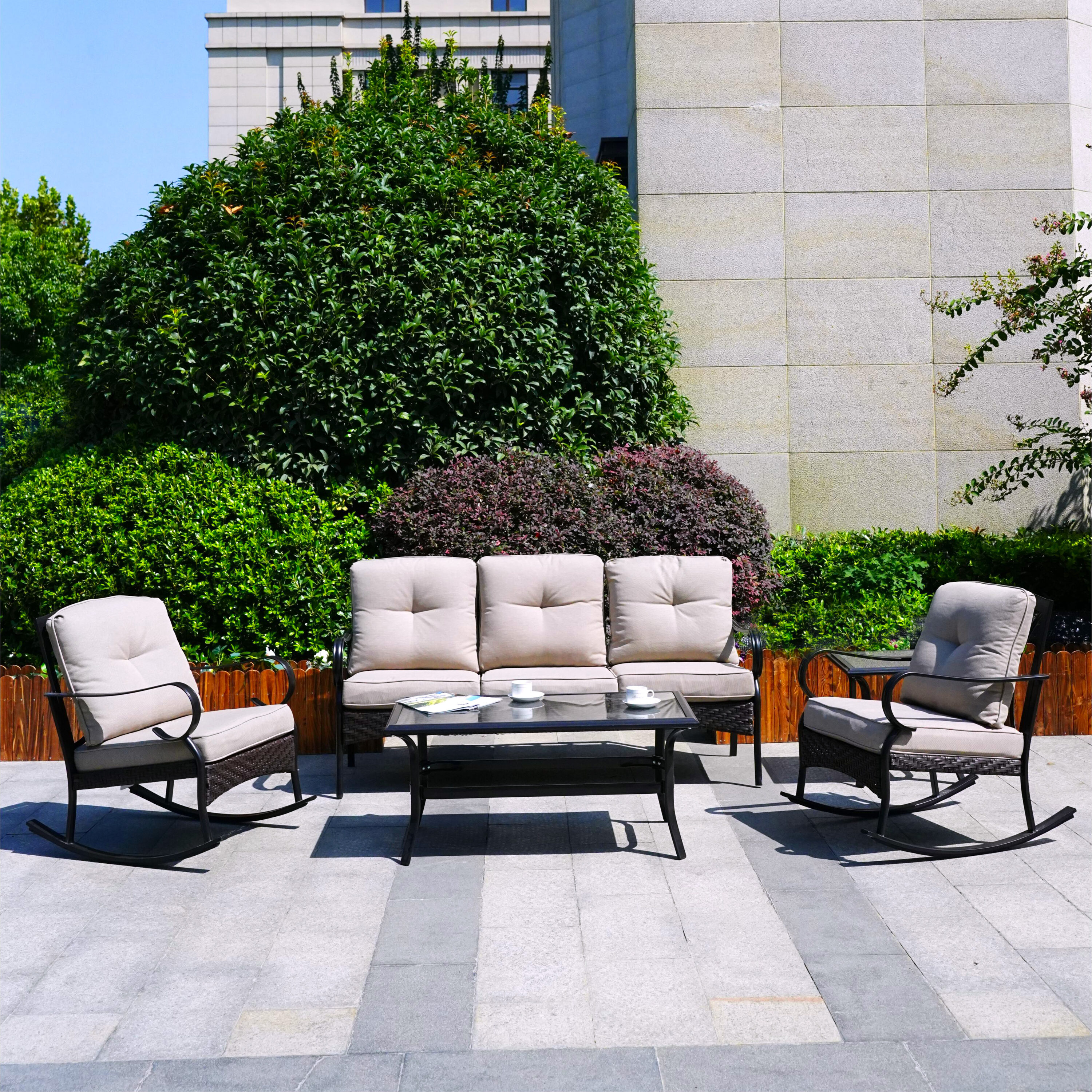 Moda Furnishings MOS-2025 Patio-Conversation-Sets - View #3