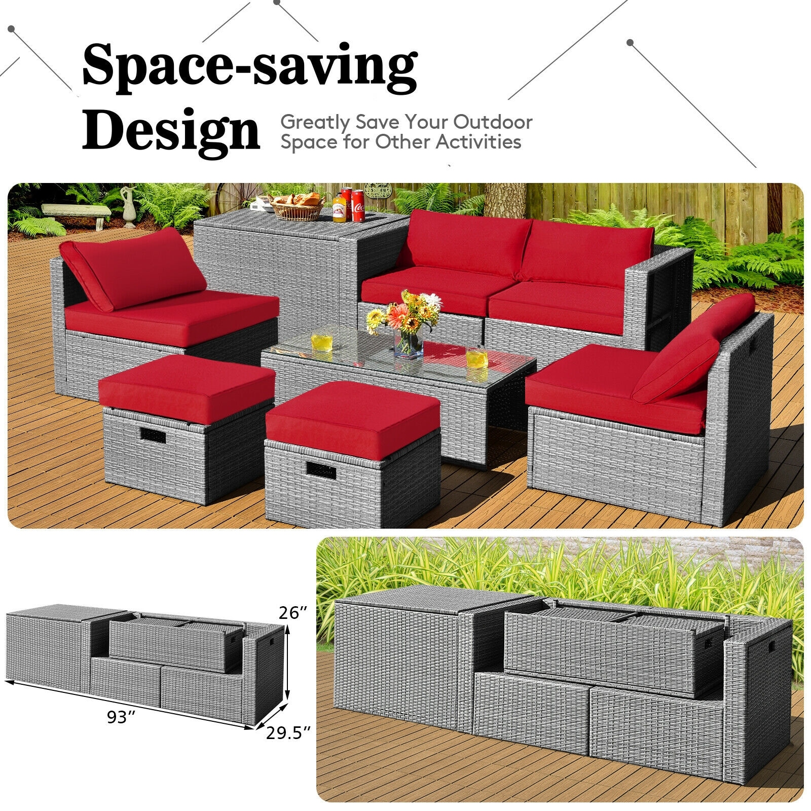 Poinic CWG68604RE-X Patio-Conversation-Sets - View #4