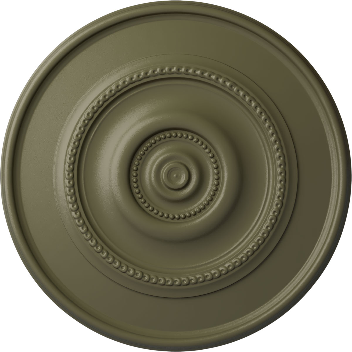 Ekena Millwork CM30DYSSF Dylar 30-in W x 30-in L Painted Spartan Stone Polyurethane Whole Ceiling Medallion