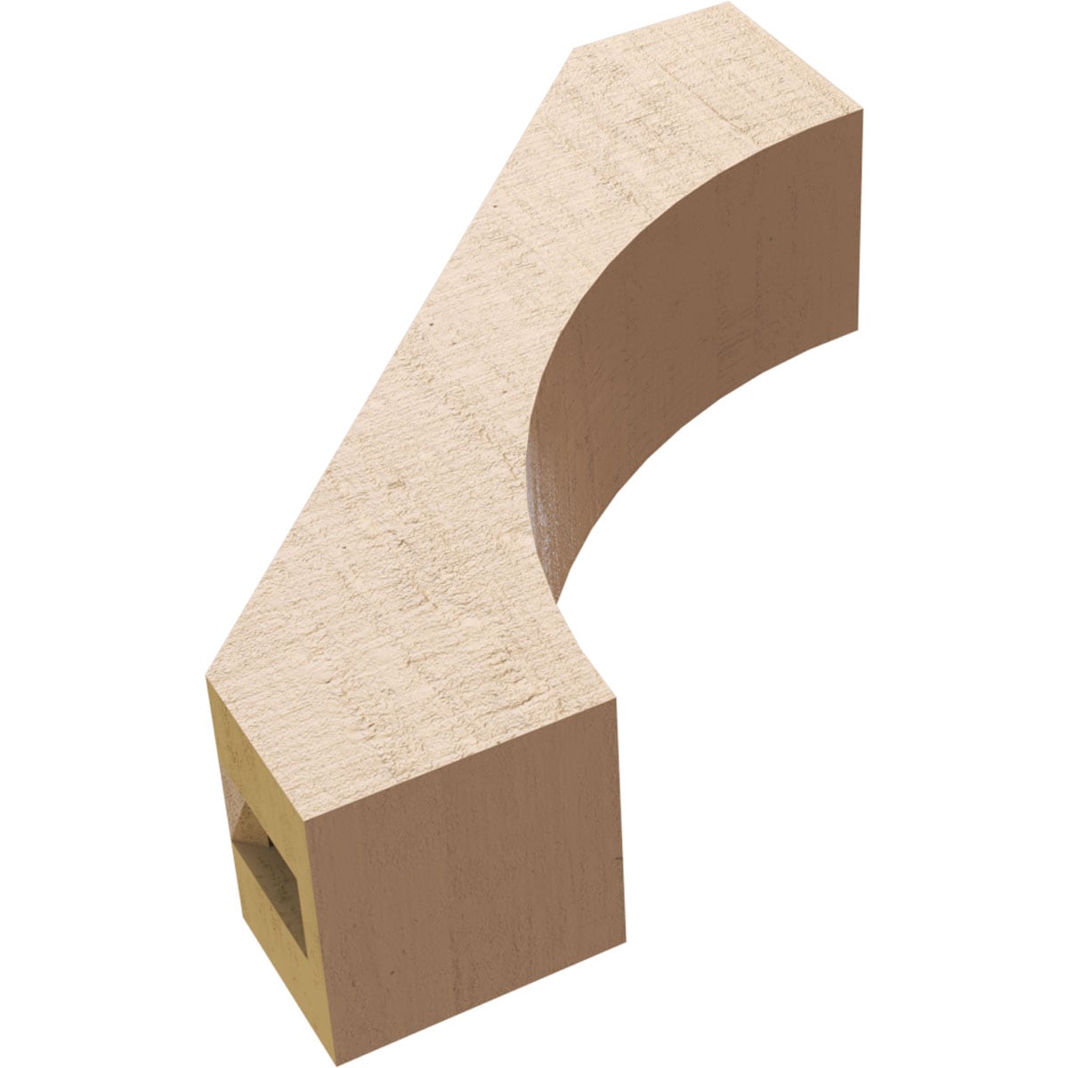 Ekena Millwork BRCUR03X10X10WTLRCPR braces - View #7