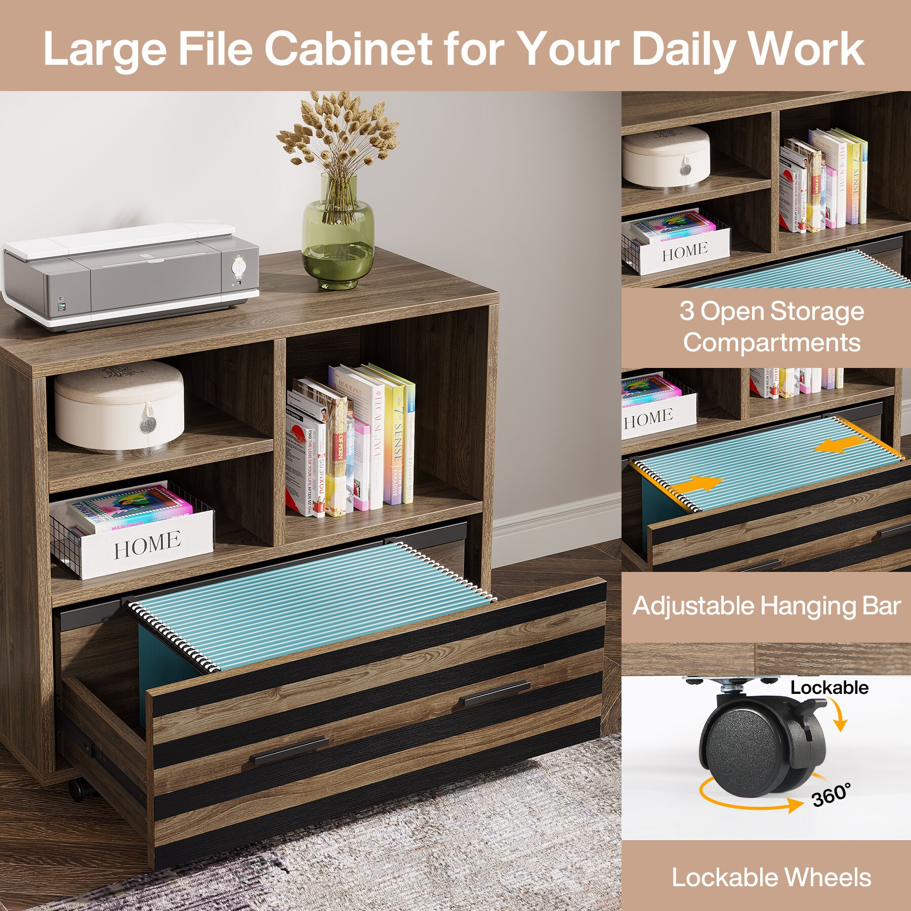 Tribesigns LWFD-NY177 Office-Tables - View #4