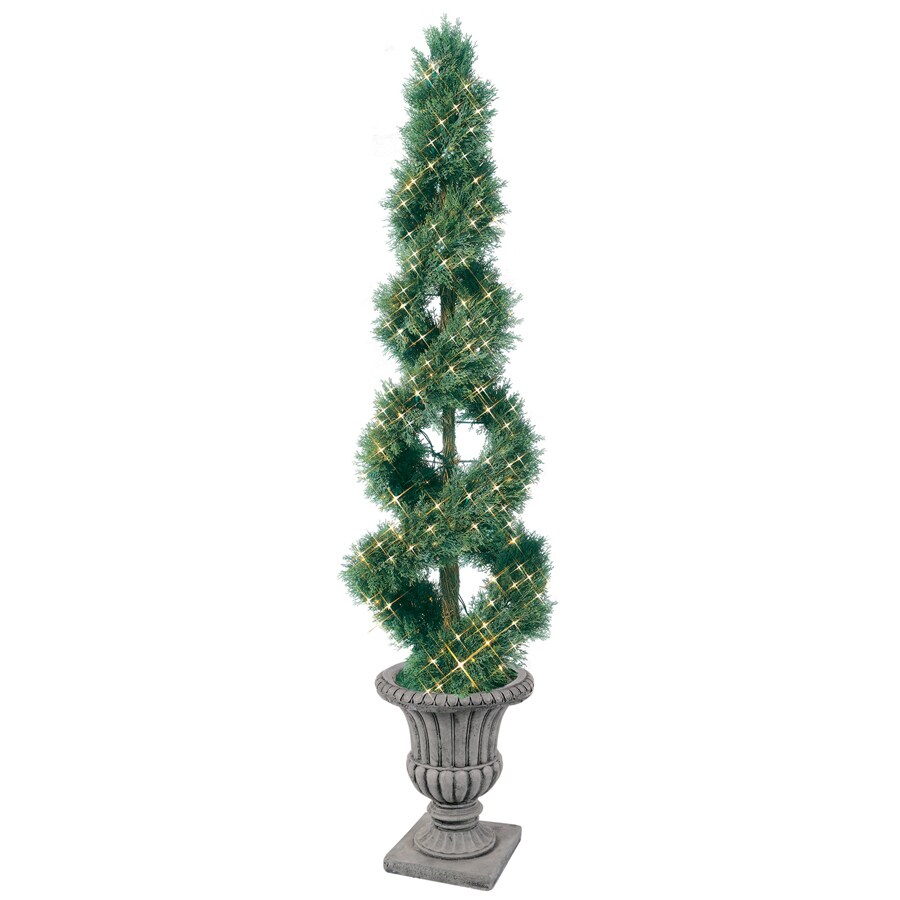GE 22628LO 6-ft Pre-lit Artificial Christmas Tree Constant Clear Lights