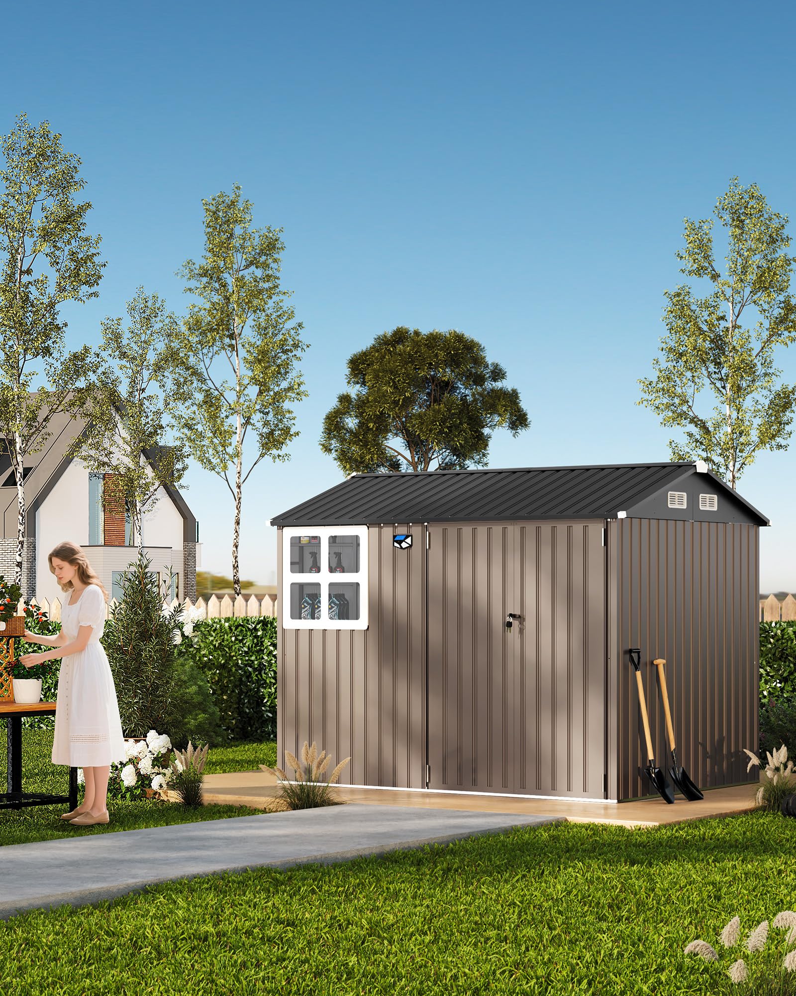 Garvee LYU01PPG-33AKYF3X Metal-Storage-Buildings-Sheds - View #8