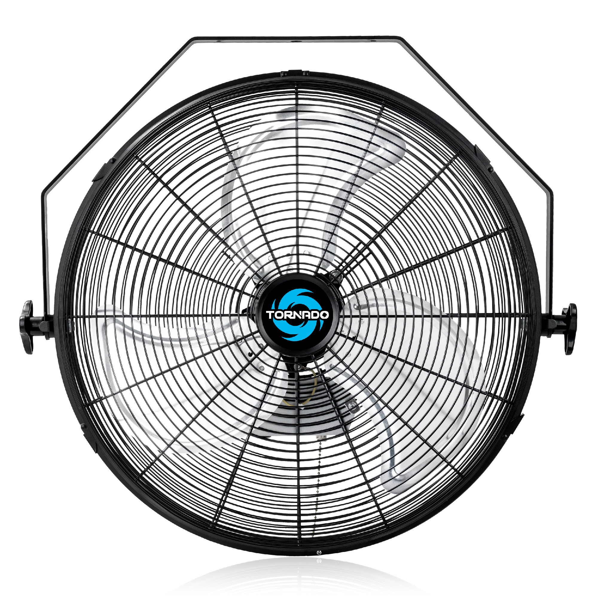 Tornado Fans HI-FAN-18HVWM-1P Wall Fan 18-Inches Plug-In Indoor Black Wall Mounted Fan