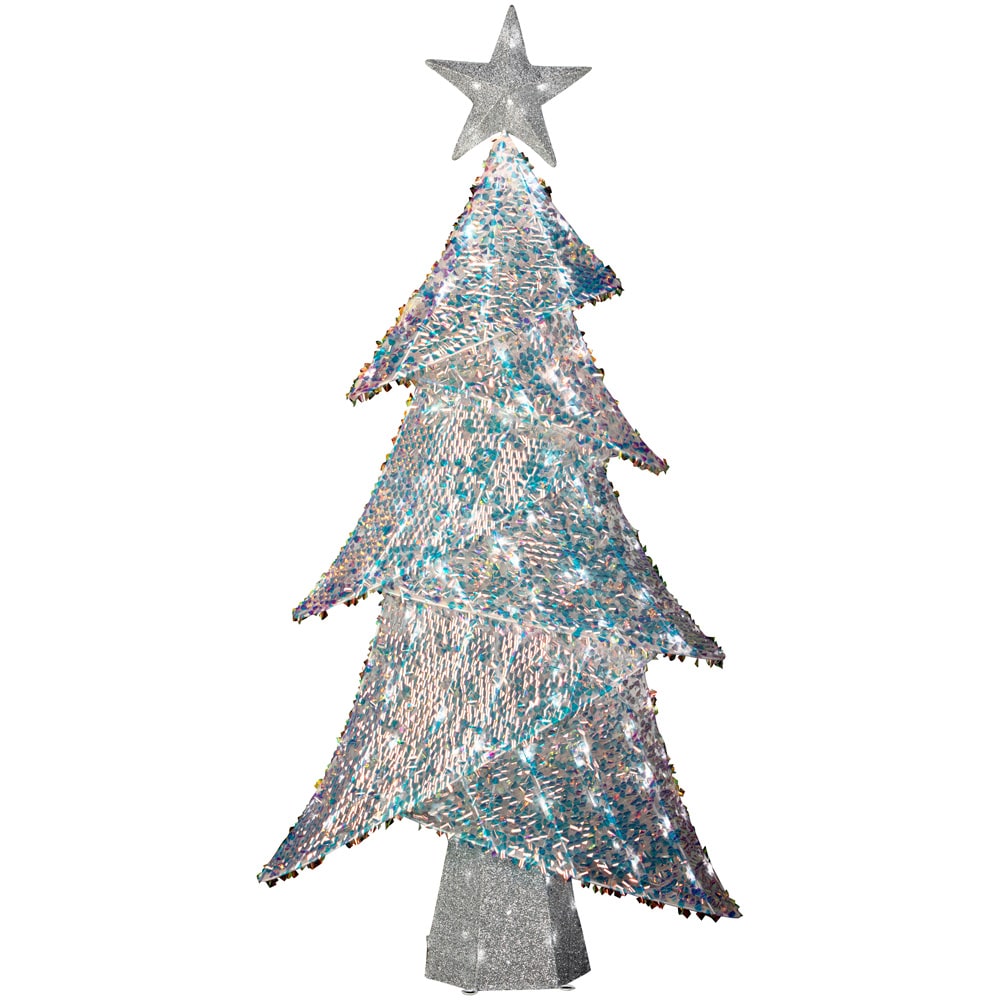  Crystal Christmas Tree, Crystal Christmas Ornaments for Table,  Clear Crystal Night Light, Mini Luminous Christmas Tree, Mini Christmas Tree,  Desktop Decoration Prop Gifts for Christmas (B) : Home & Kitchen