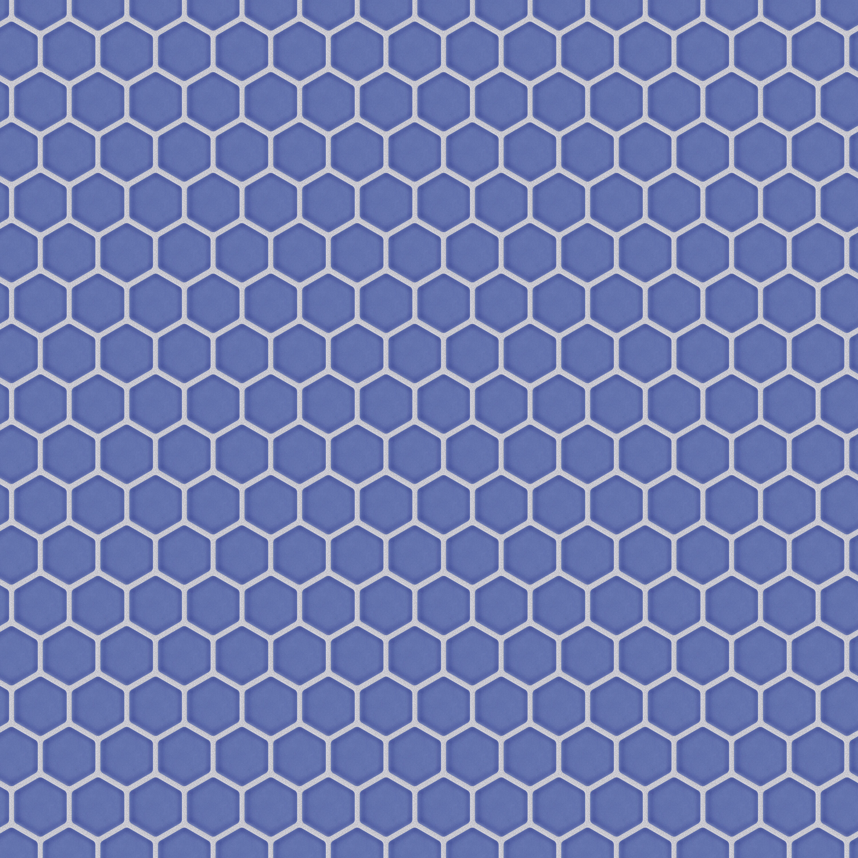 Affinity Tile FTC2TRGPER Tribeca 2" Hex Glossy Periwinkle 11-in x 13-in Glossy Porcelain Hexagon Mosaic Floor and Wall Tile ( 10-sq ft Carton