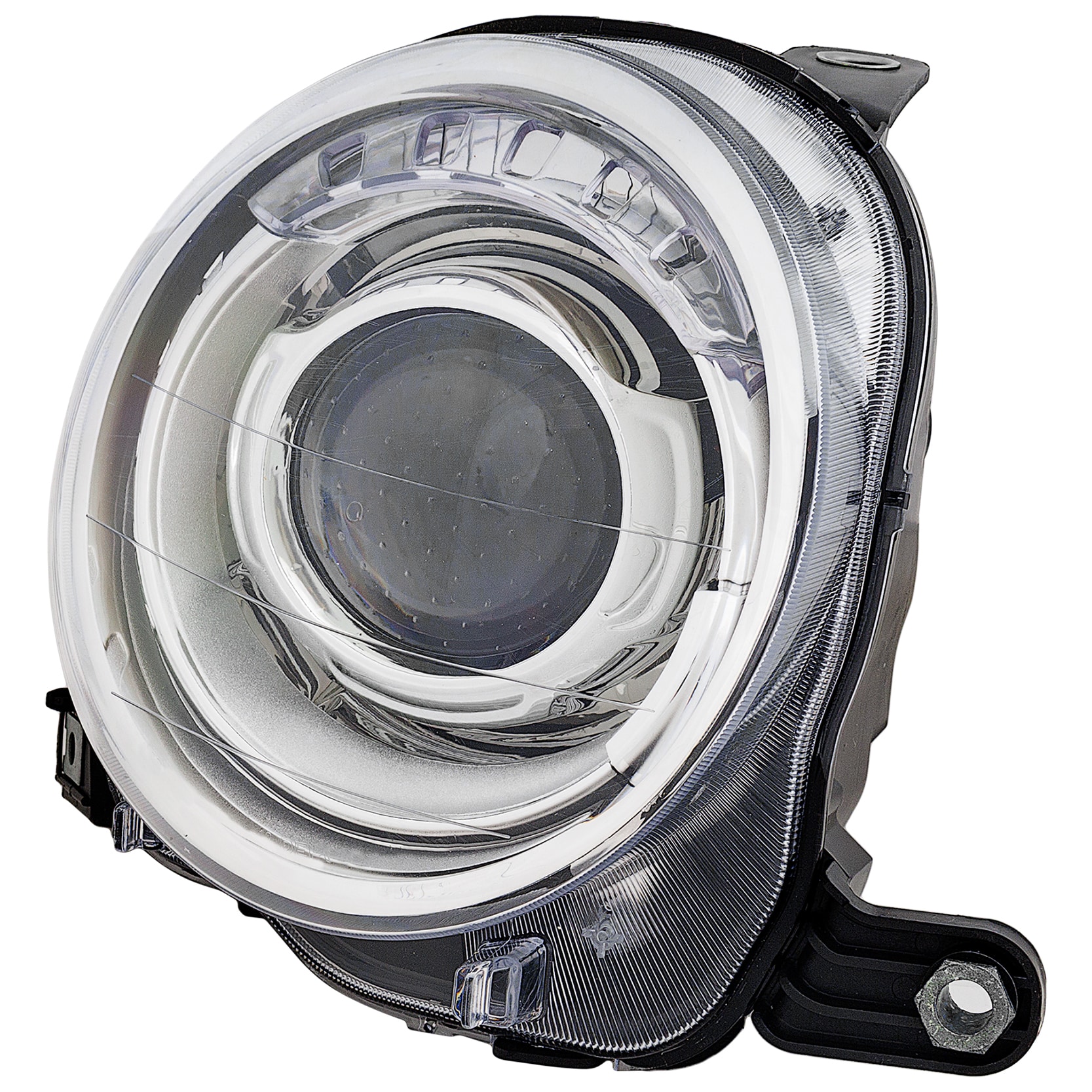 Garage-Pro JCWREPF100185QGP Passenger Side Headlight For Fiat 500 2012-2019 Halogen with Bulb(s) Capa Replaces# 5182428ae