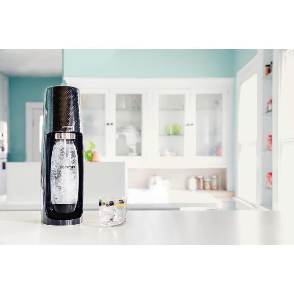 SodaStream FIZZI Black Starter Kit - Flavored Water & Soda Maker, Black  Color, Carbonator Included