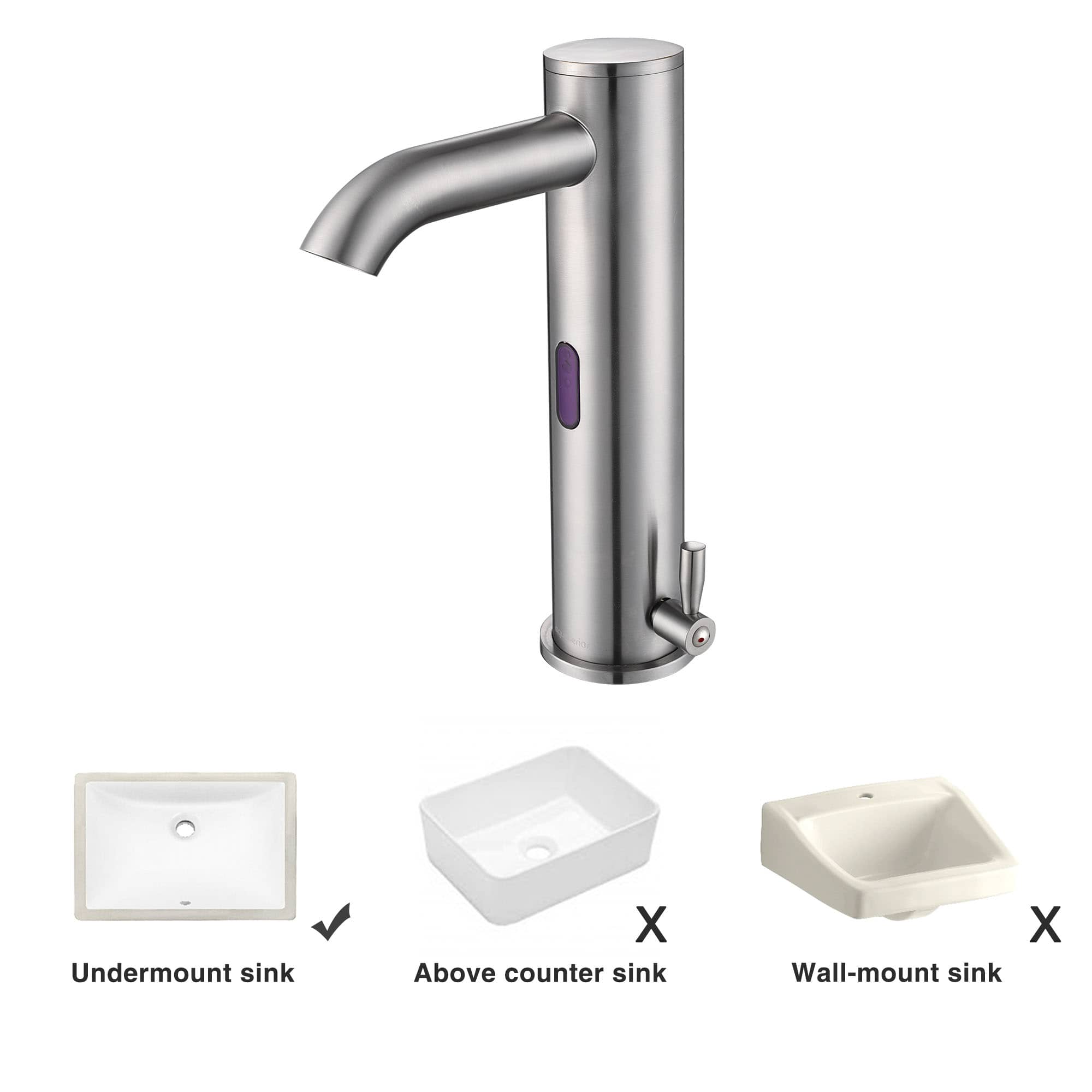 Yescom 81FH1030-6712-BN-LO Lavatory-Faucets - View #4