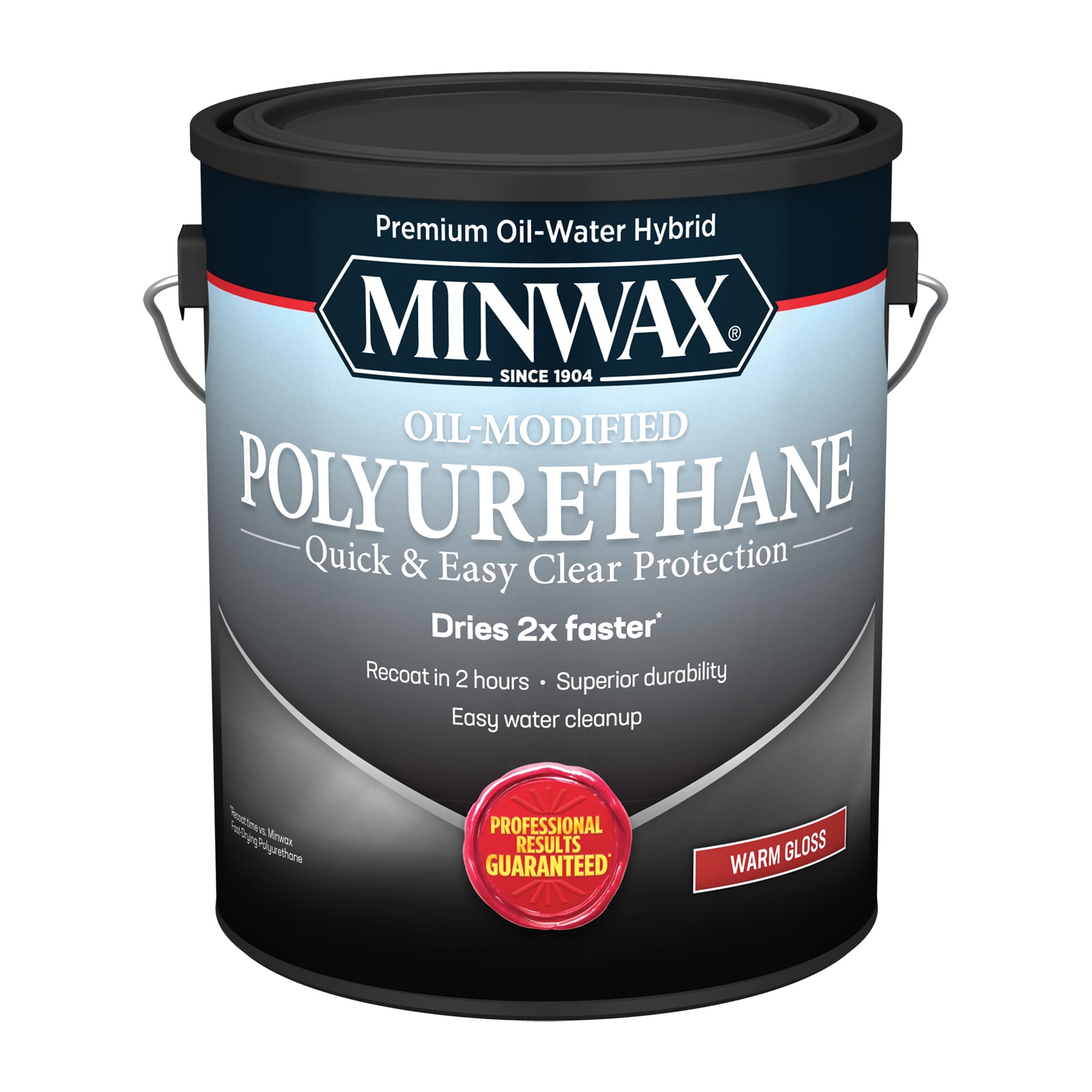 Buy Minwax 71058000 Polyurethane, Gloss, Liquid, Clear, 2.5 gal, Can Clear