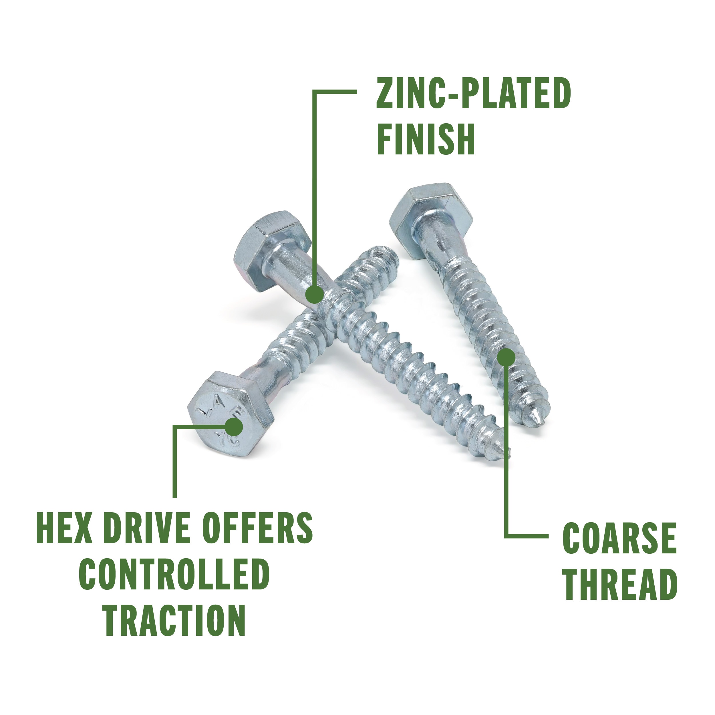Hillman 230015 Lag-Screws - View #3