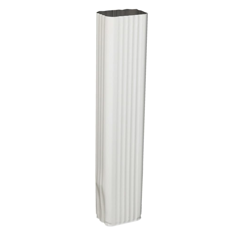 Amerimax Aluminum 15-in White Downspout Extension at Lowes.com