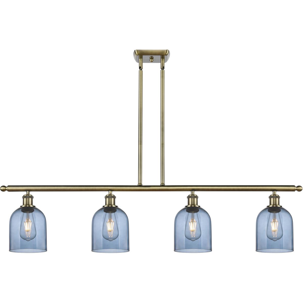 Innovations Lighting -  516-4I-AB-G558-6BL Ballston Bella Island Light Antique Brass