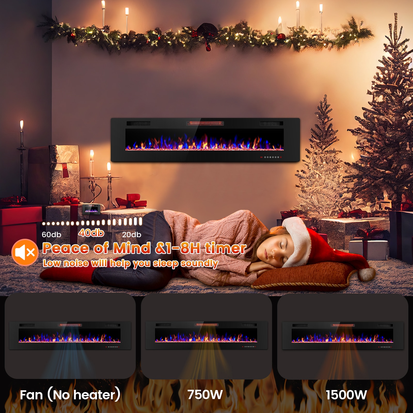 COWSAR 868C3U Electric-Fireplaces - View #10